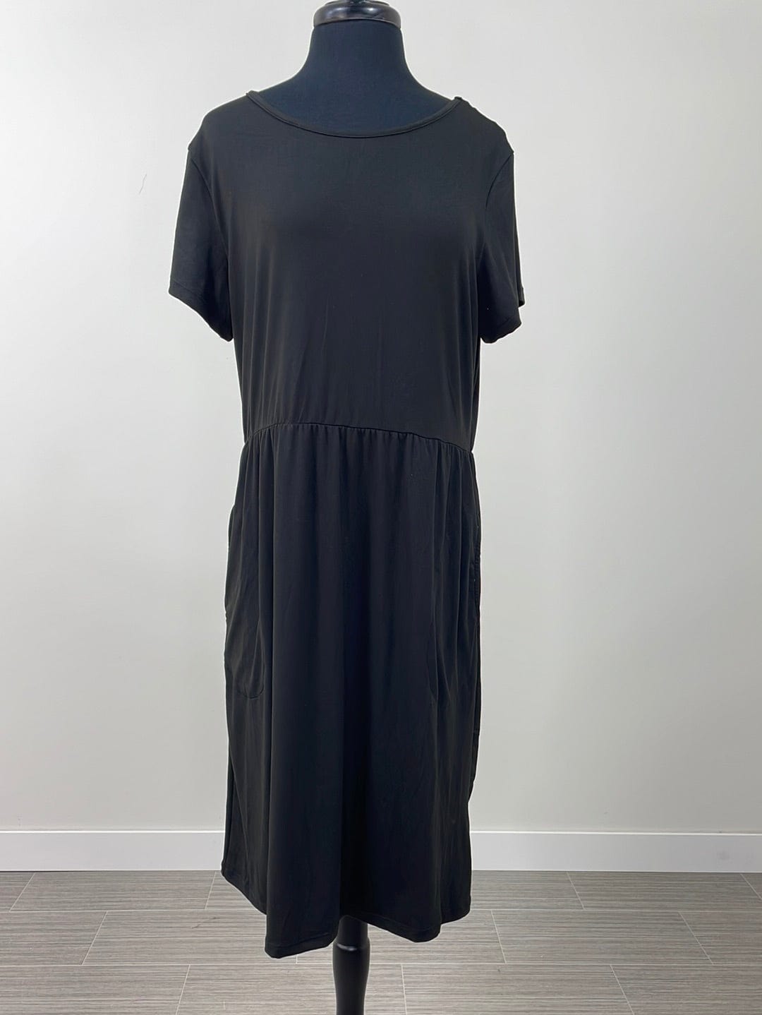 Black A-line Dress