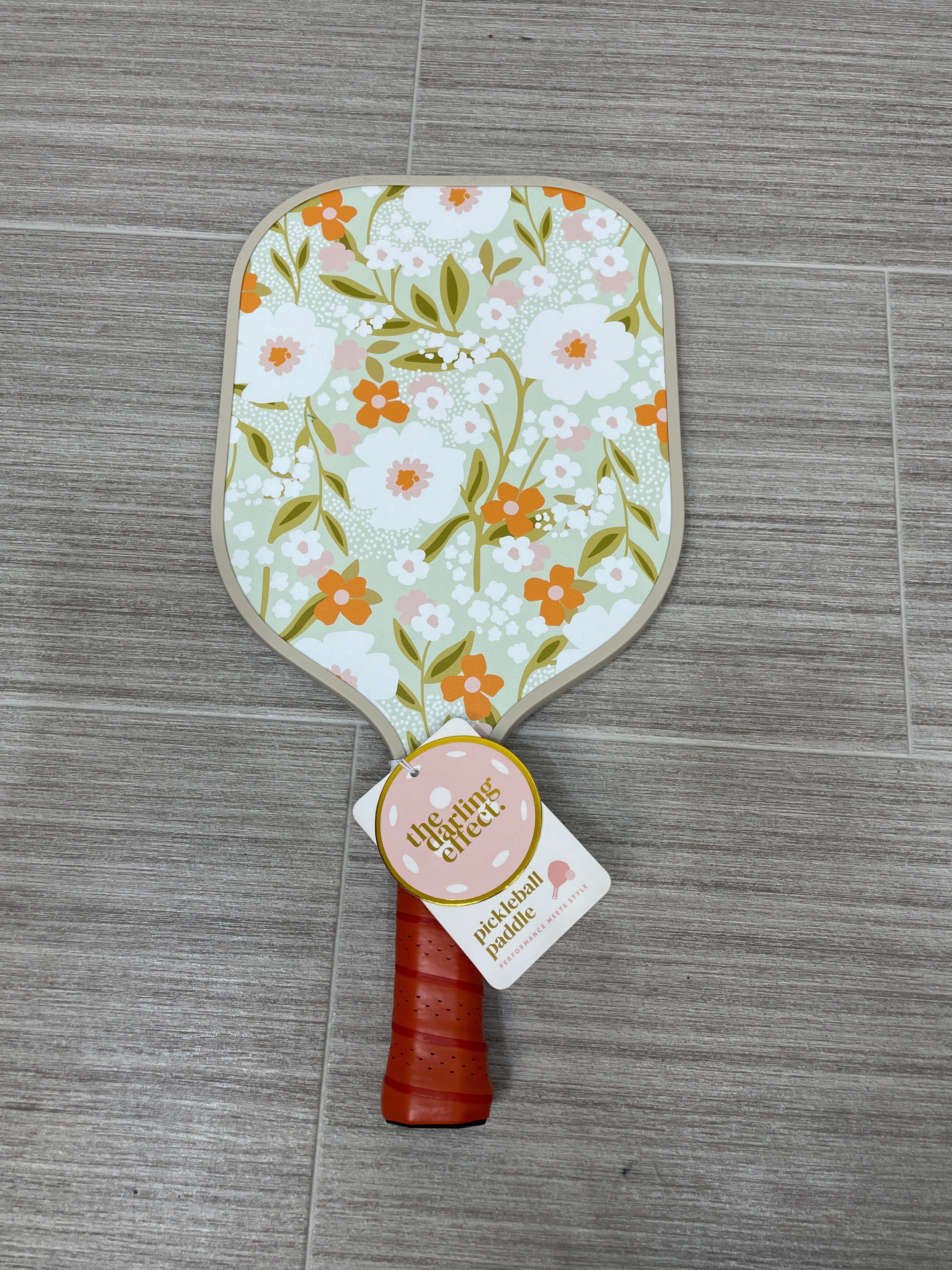 Pickleball Paddle - Floral Haven Sage