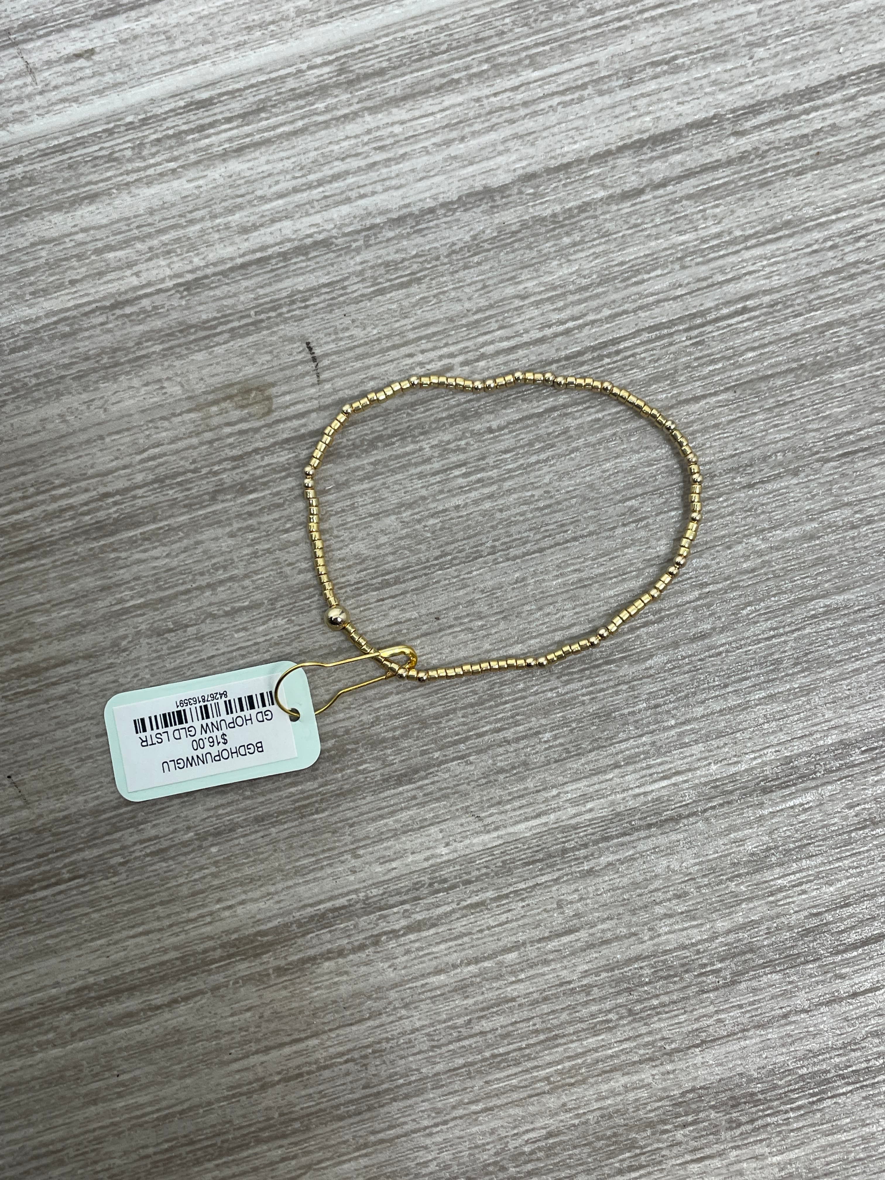 Gameday Hope Unwritten Bracelet - Gold Luster