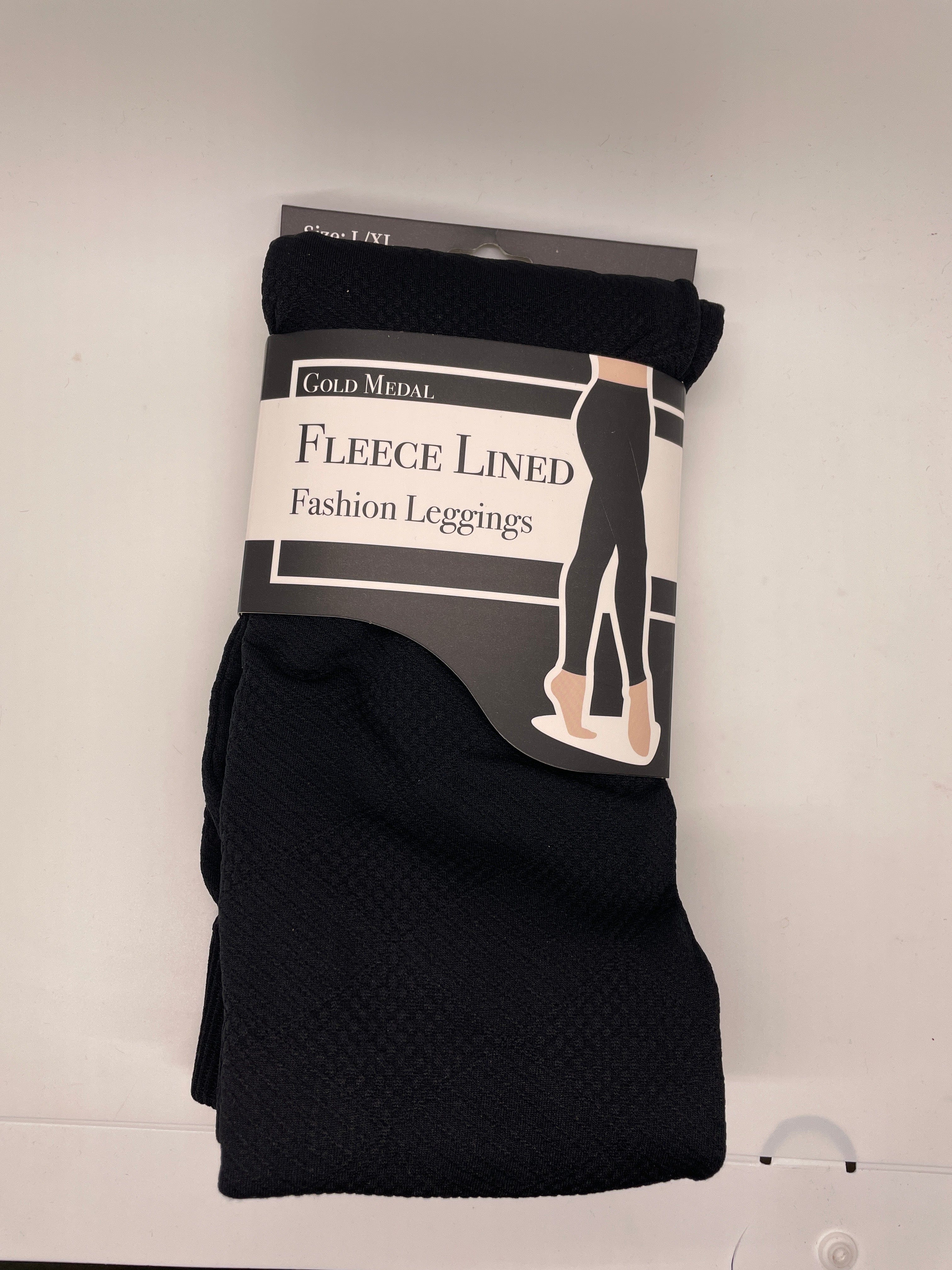 Black Diamond Textured Fleece Legging