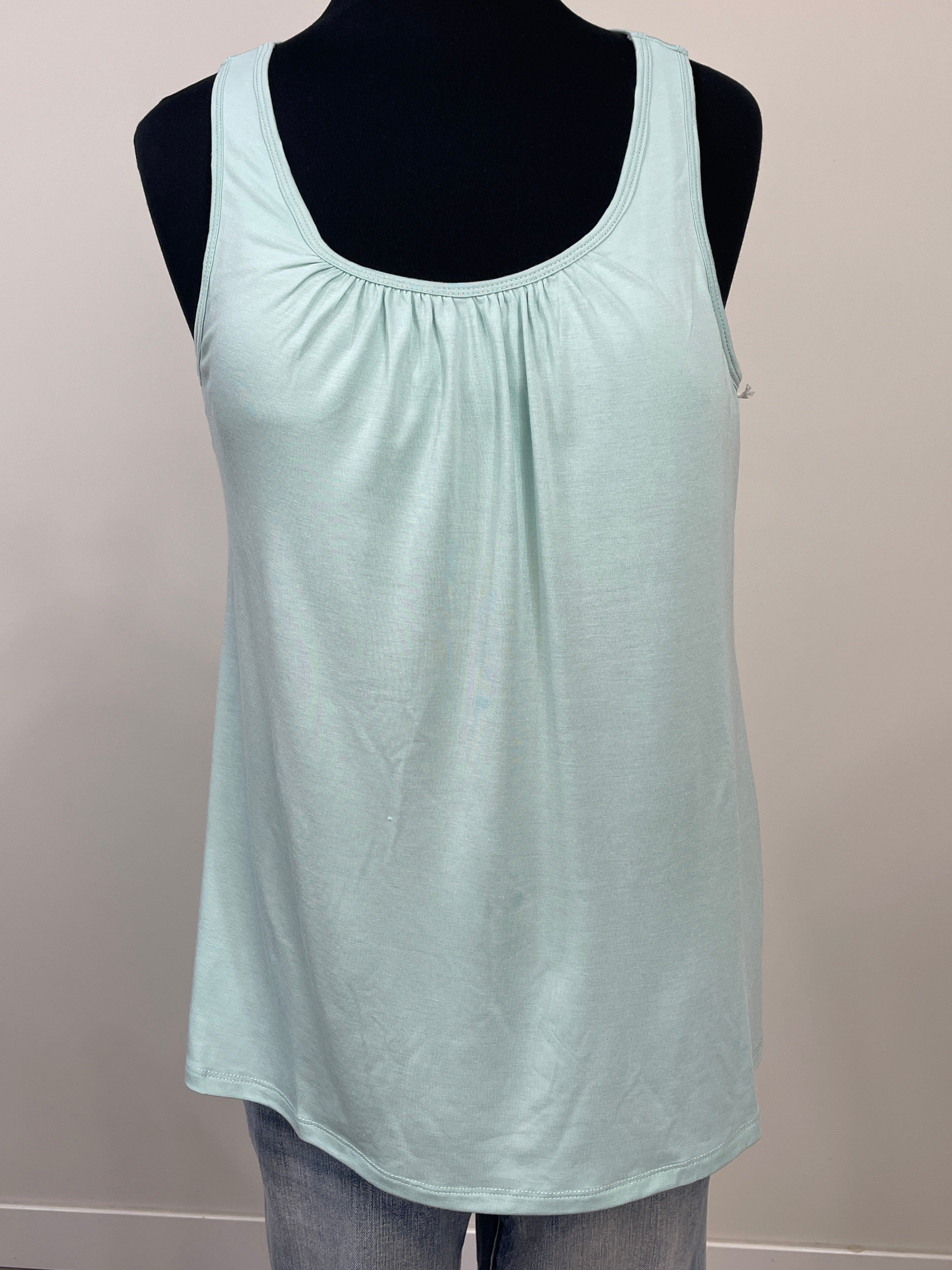 Canal Blue Athletic Tank