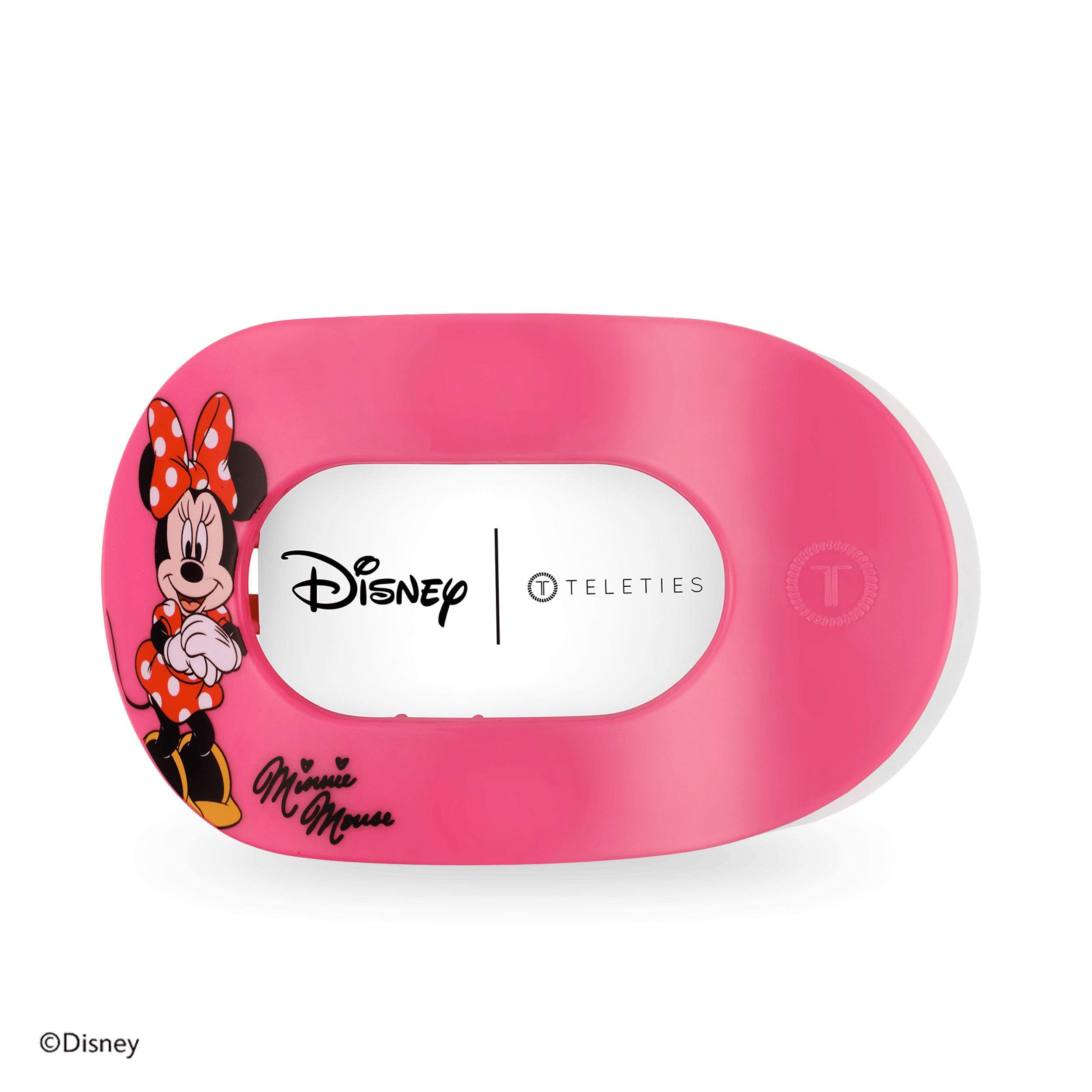 Flat Round Hair Clip | Large | Minnie Mouse