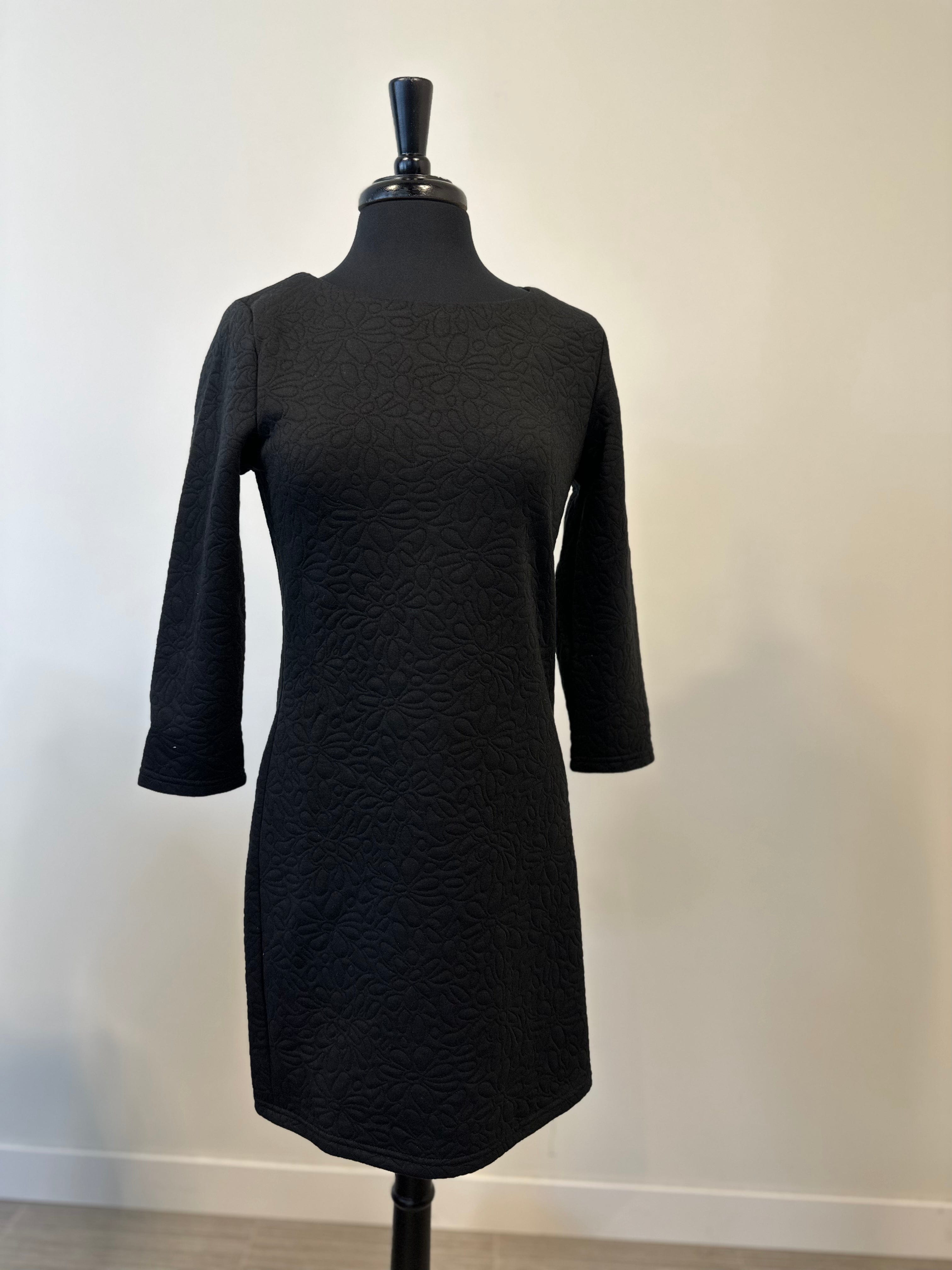 Black Textured Dress