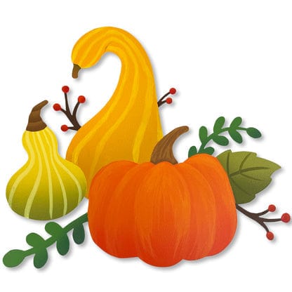 Fall Gourd Magnetic Art Pop