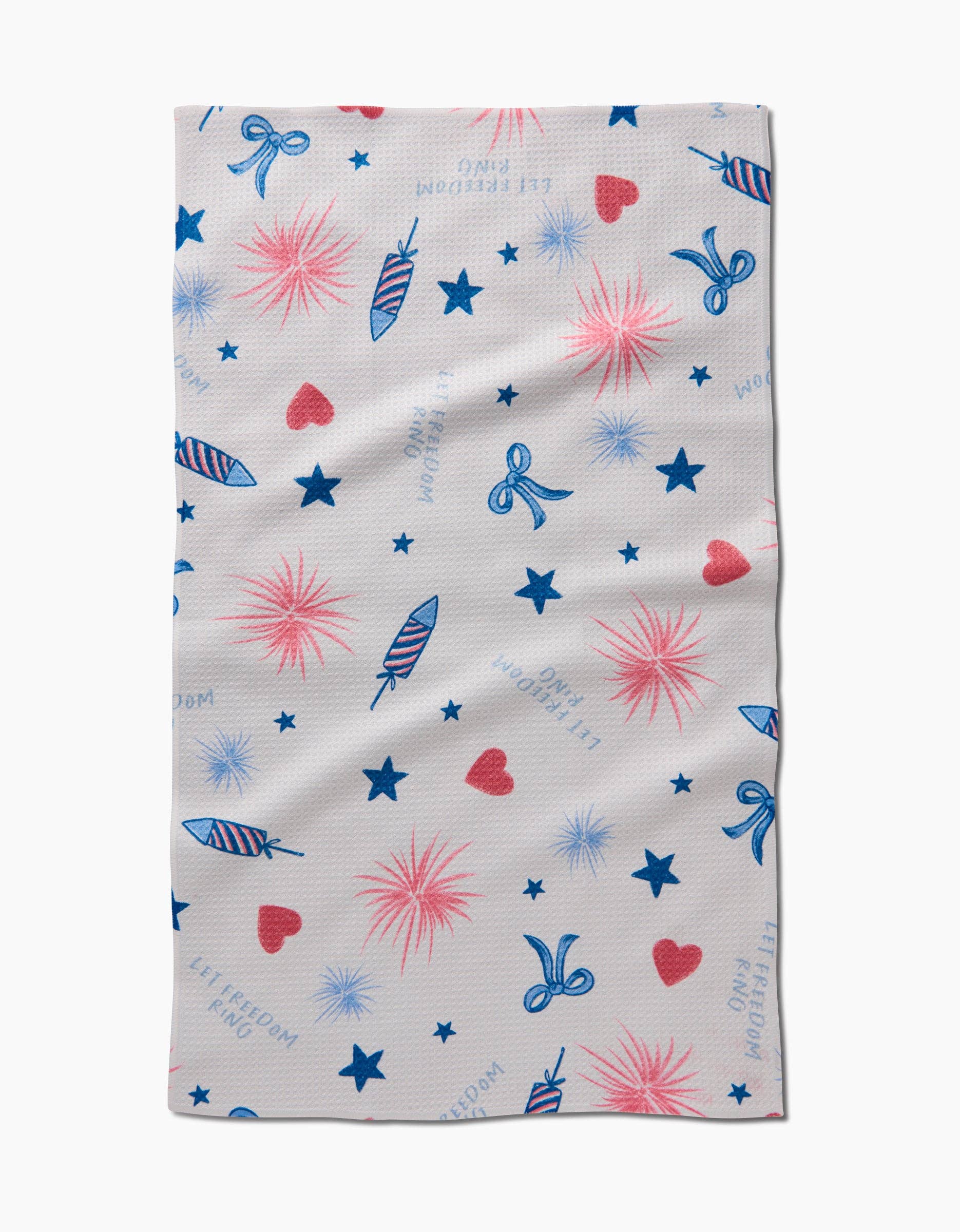 Geometry Freedom Tea Towel