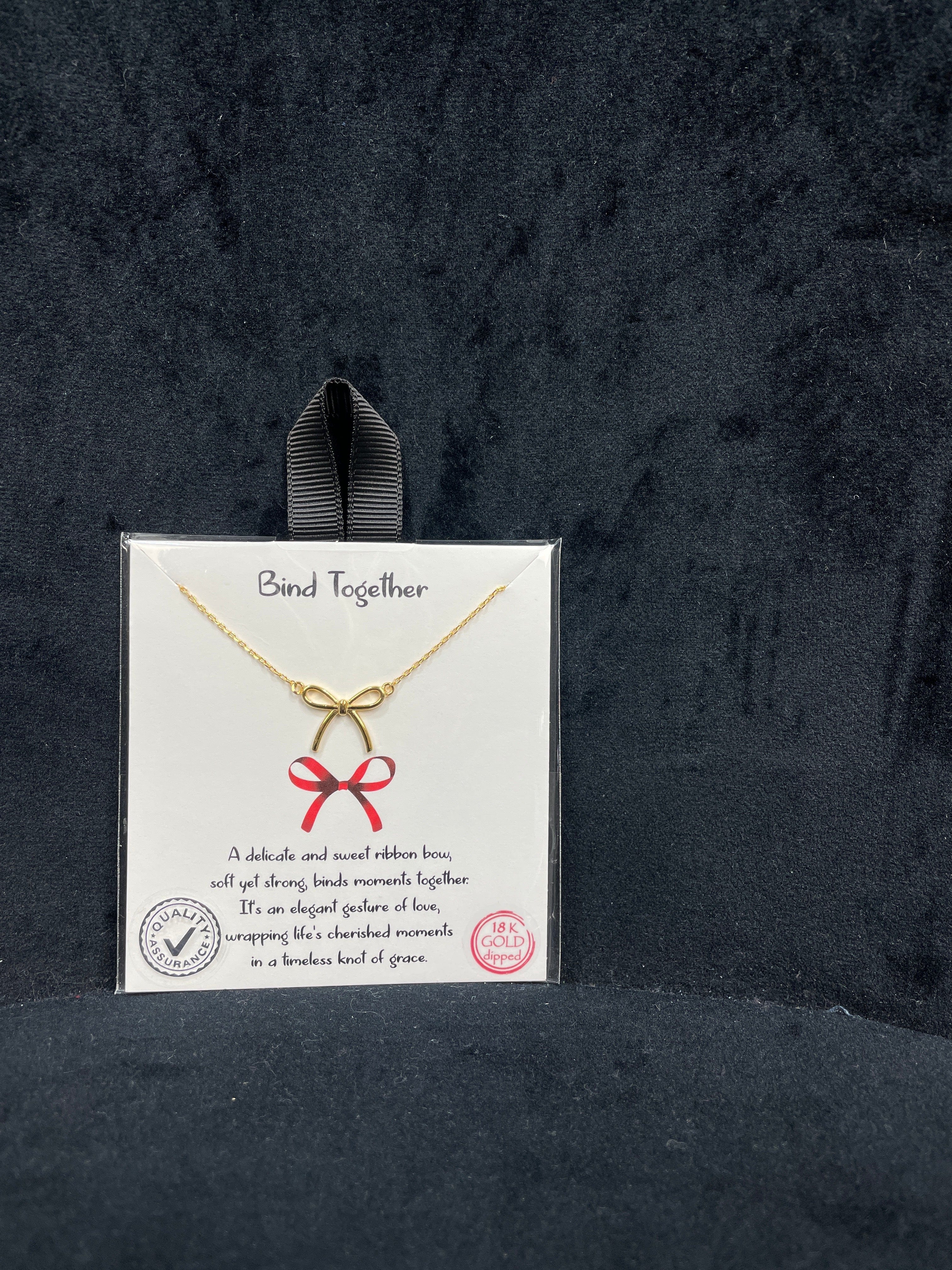 Bind Together Bow Necklace