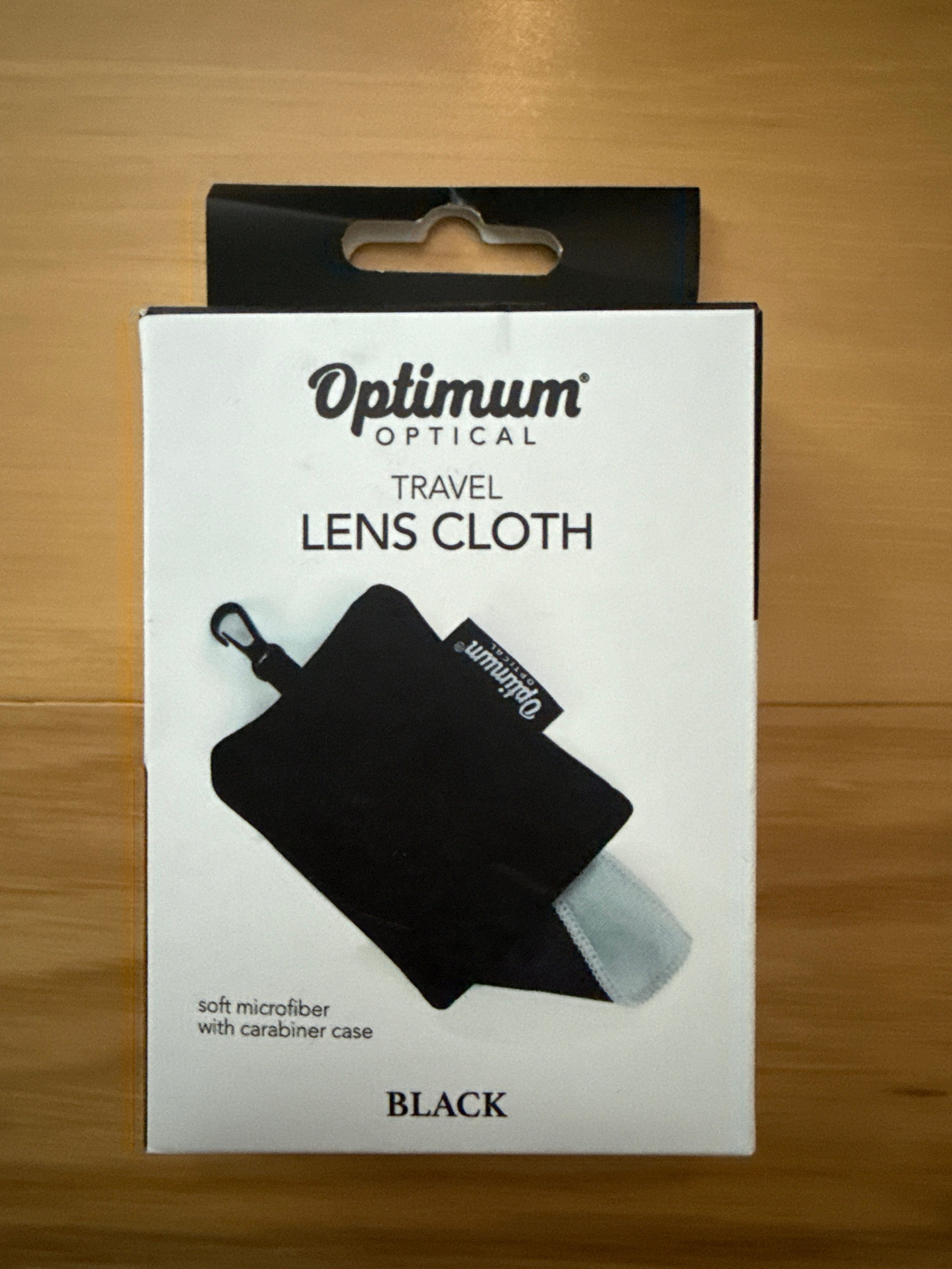 Optimum Optical Microfiber Travel Lens Cloth - Black