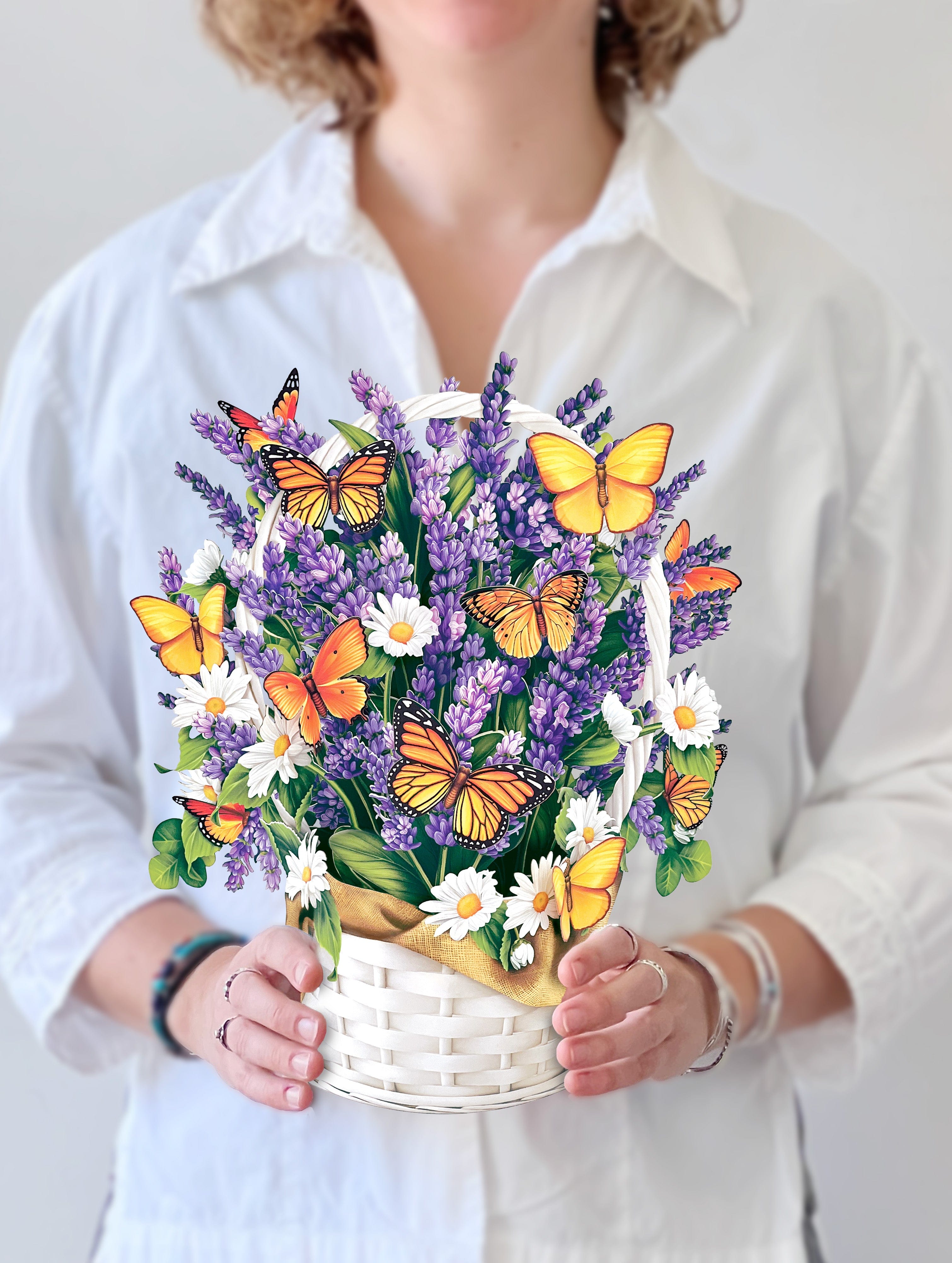 Lavender & Butterflies Card