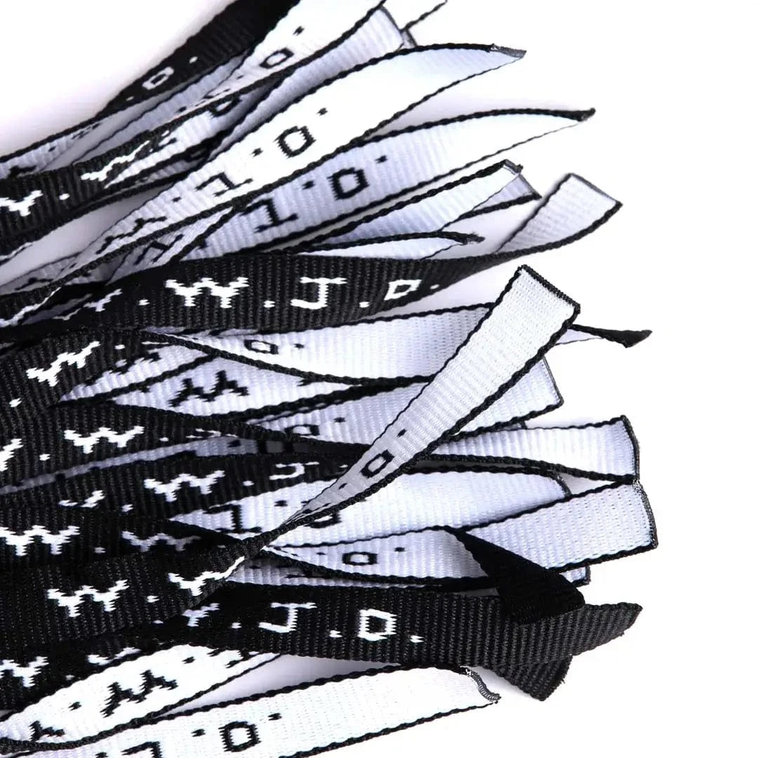 Black WWJD Woven Bracelet