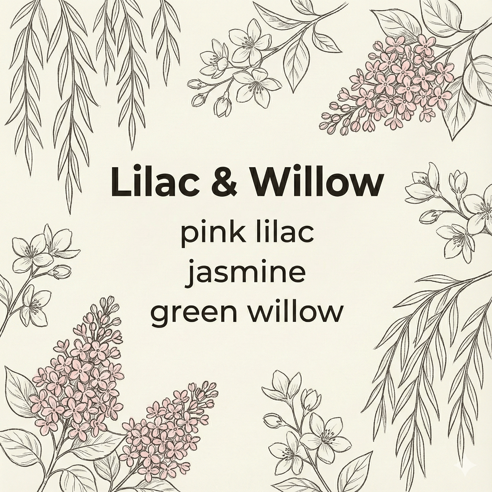 Lilac and Willow Soy Candle 10oz - Hand-Poured Michigan