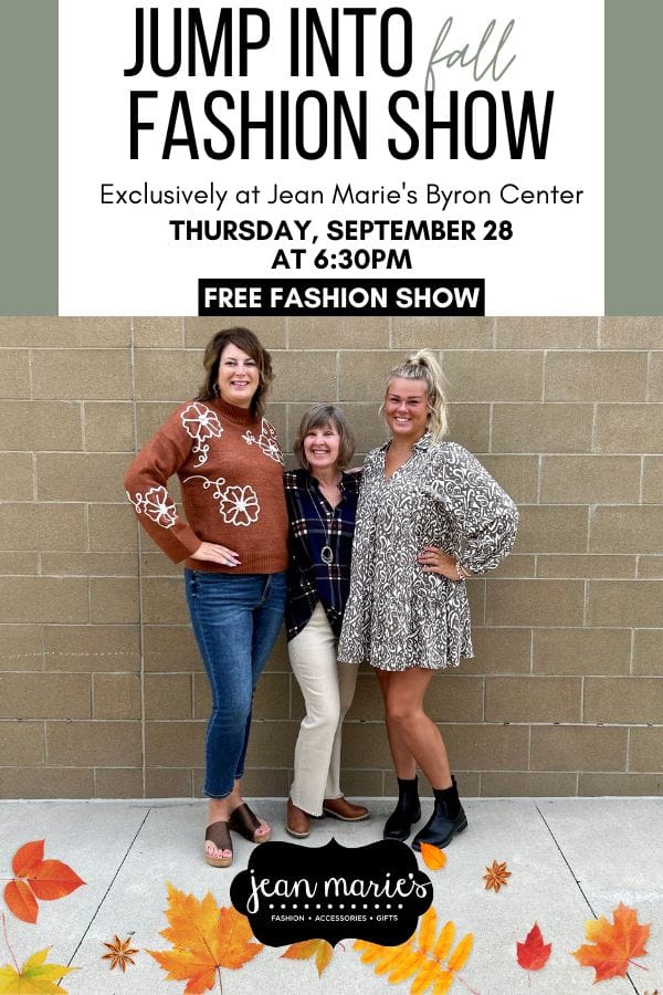 Jump into Fall Fashion Show | September 28