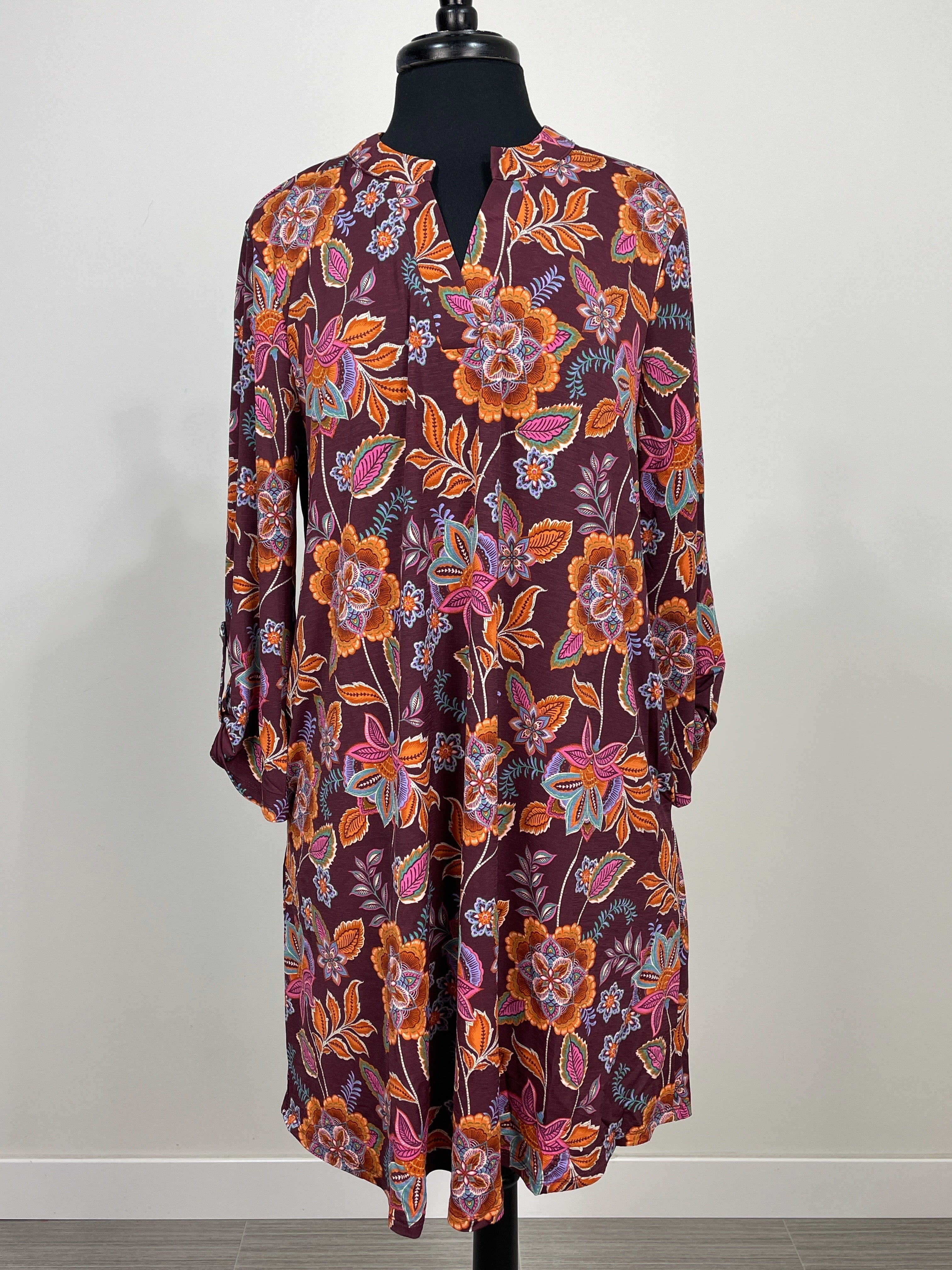 Chocolate Paisley Scarlett Dress