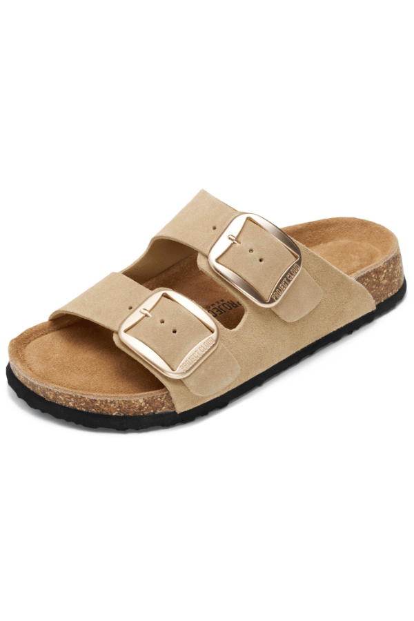 Lurleen Camel Suede Sandal