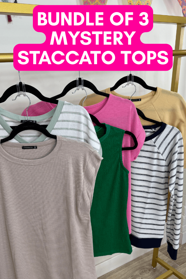 THREE Mystery Staccato Sample Sale Tops - FINAL SALE