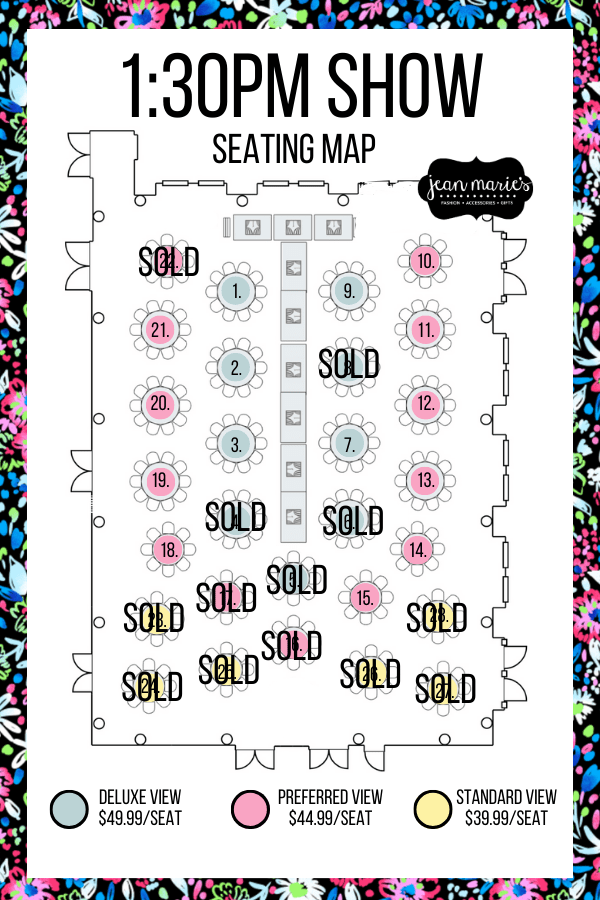 Spring Fashion Show 2024 1:30 PM SHOW - Individual Ticket Sales