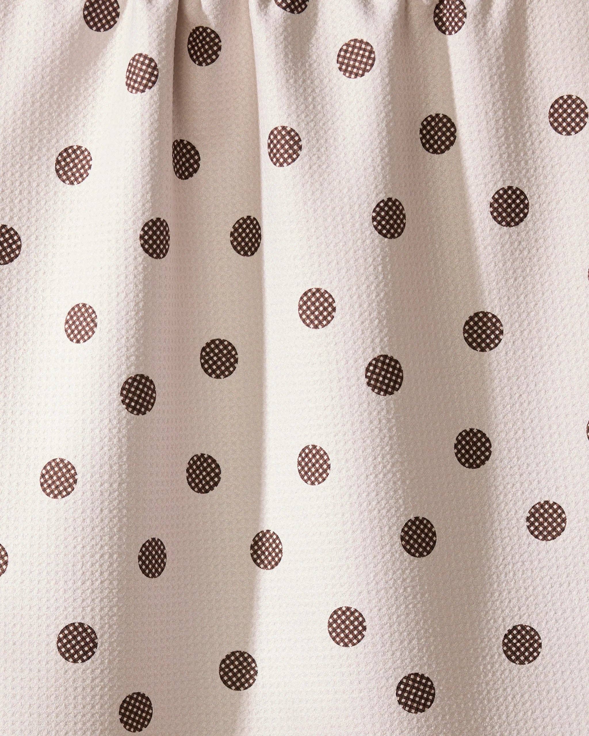 Geometry Polka Picnic Tea Towel