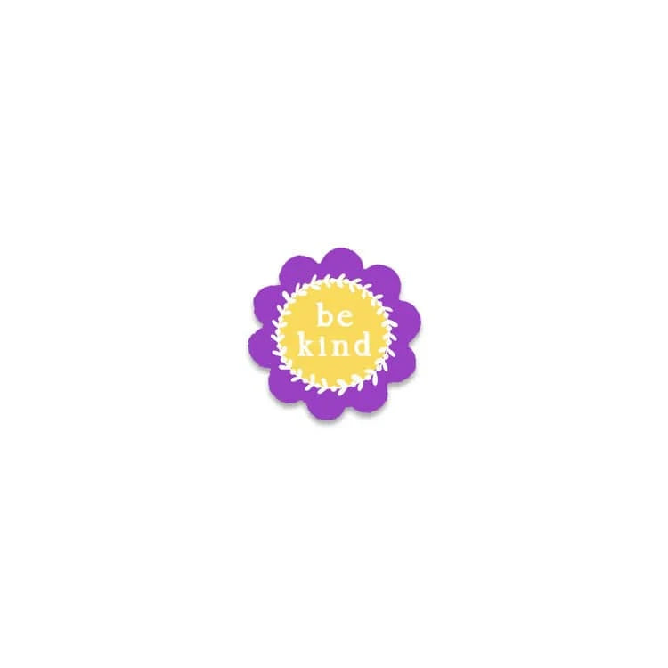 Flower w/Be Kind Magnet Mini