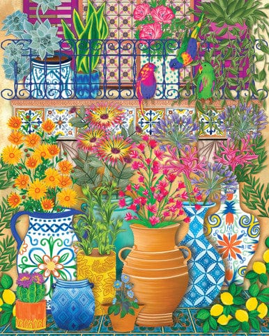 Mediterranean Garden Retreat 1000 Piece Puzzle