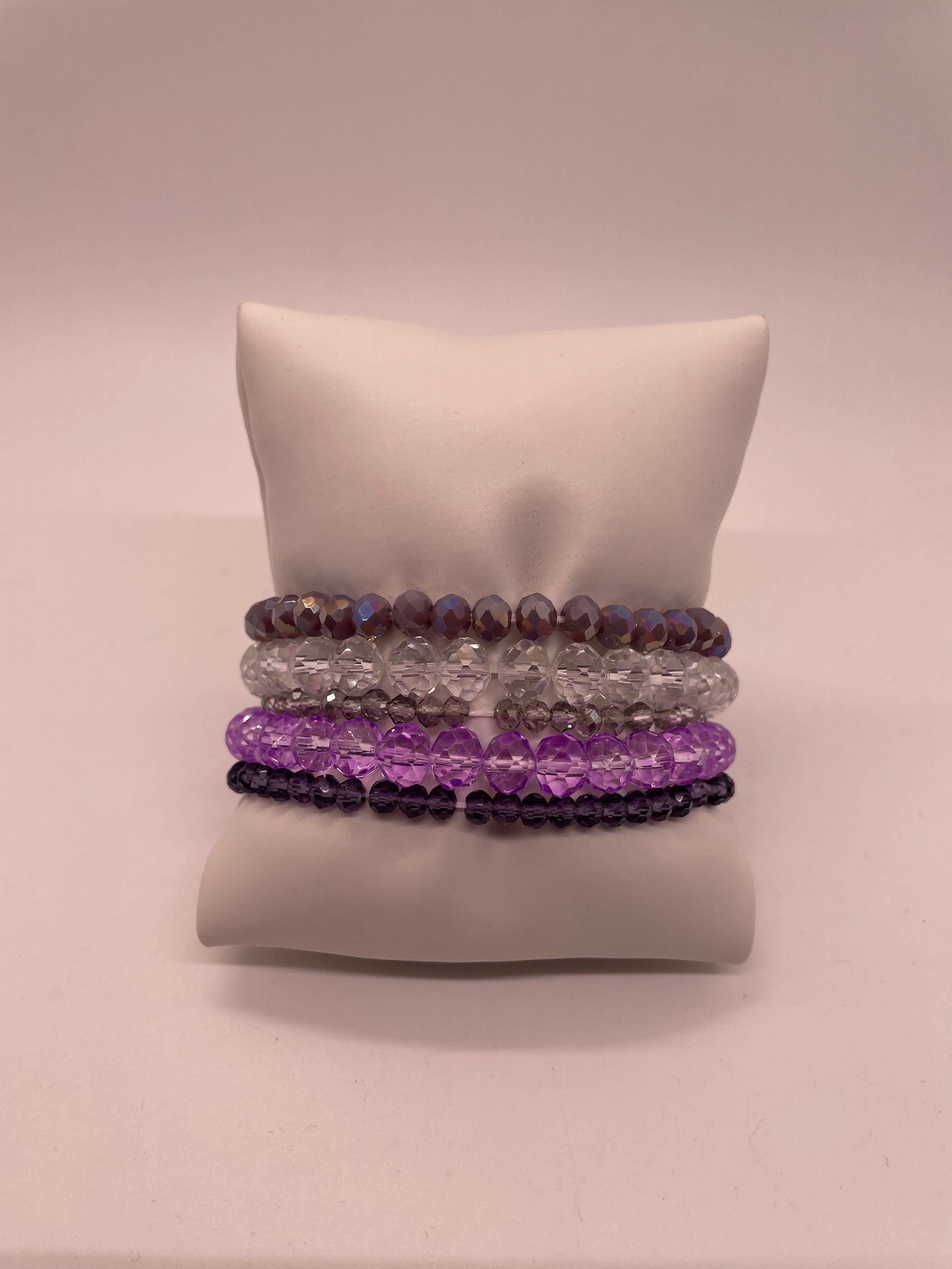 Amethyst Bracelet Set