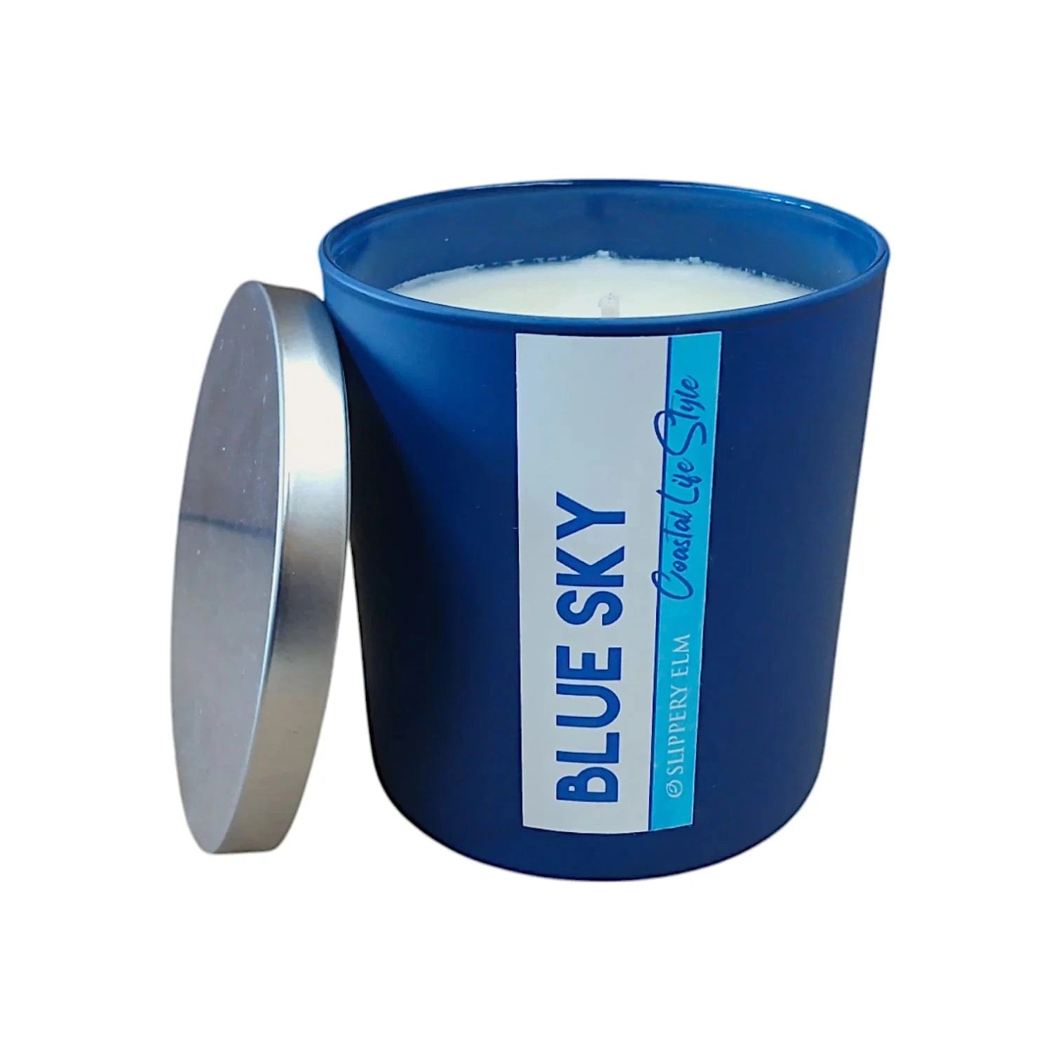 Blue Sky Glass Jar Candle