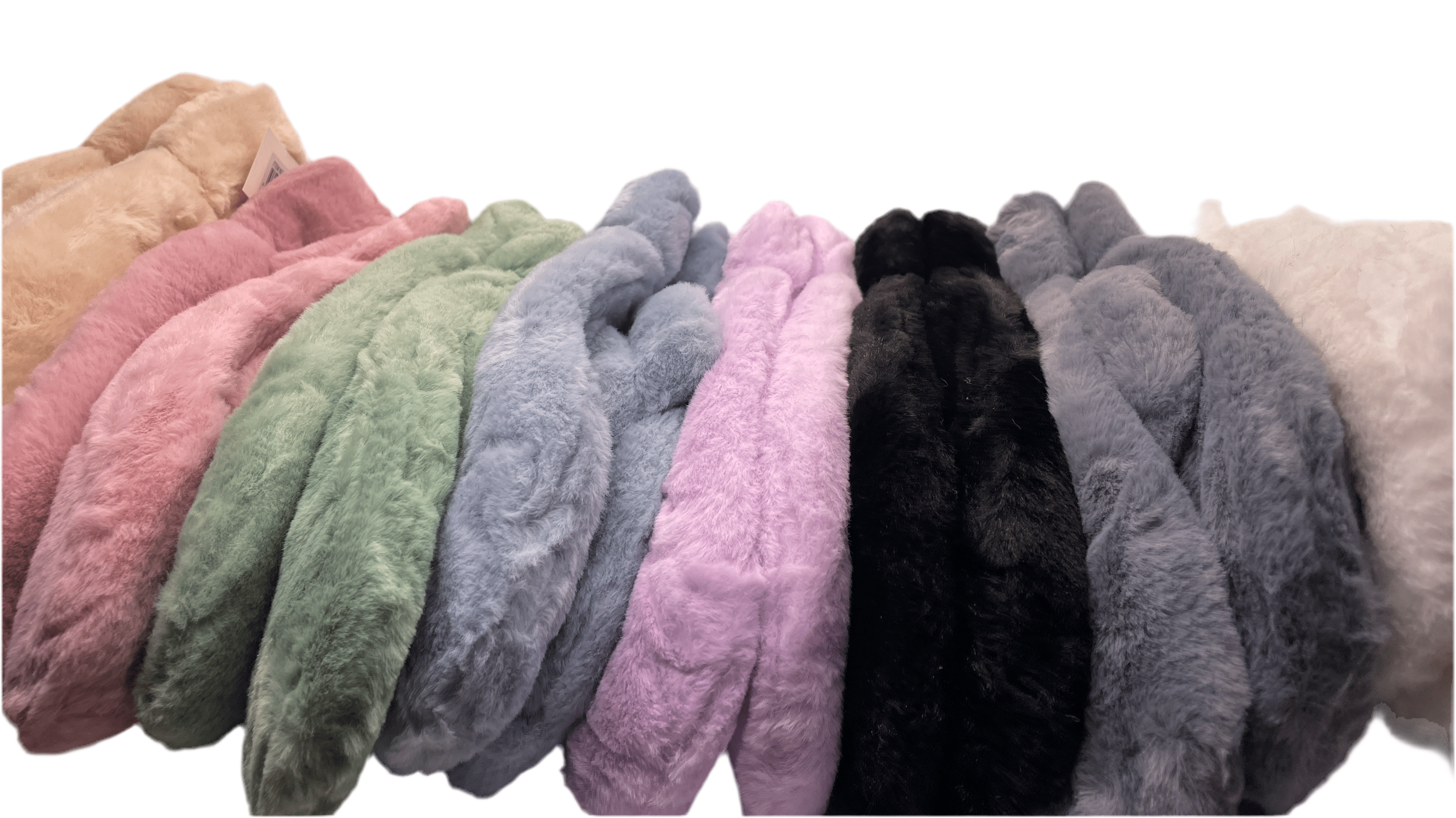 Assorted Faux Fur Mittens