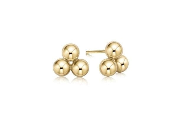 Classic Cluster Stud - 6mm Gold