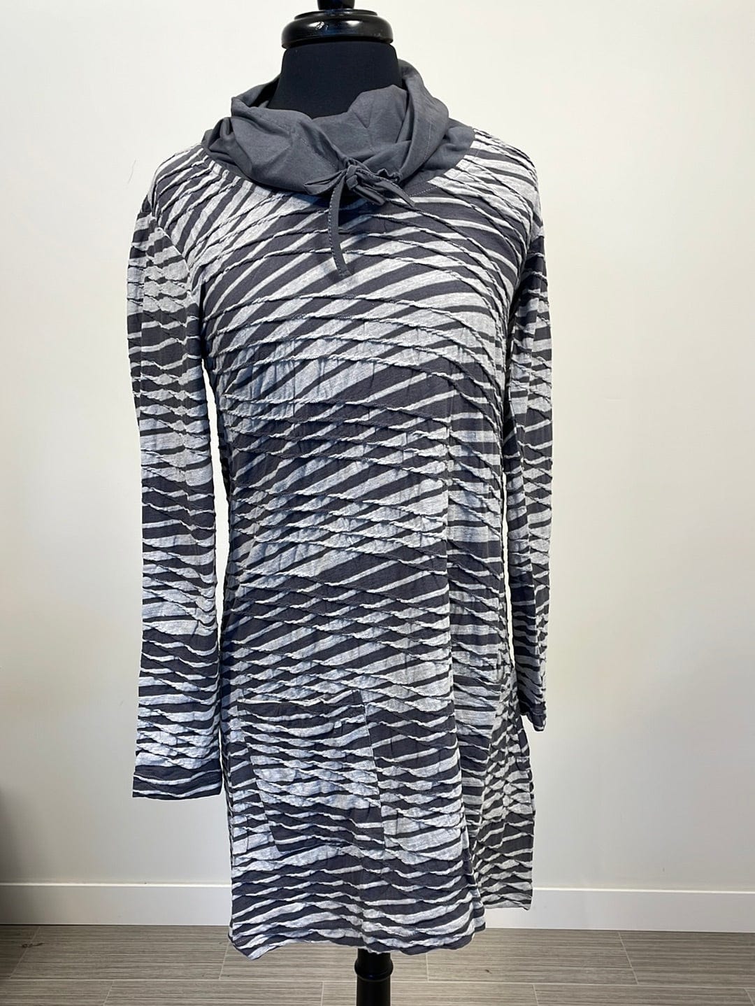 Gray Texture Dress