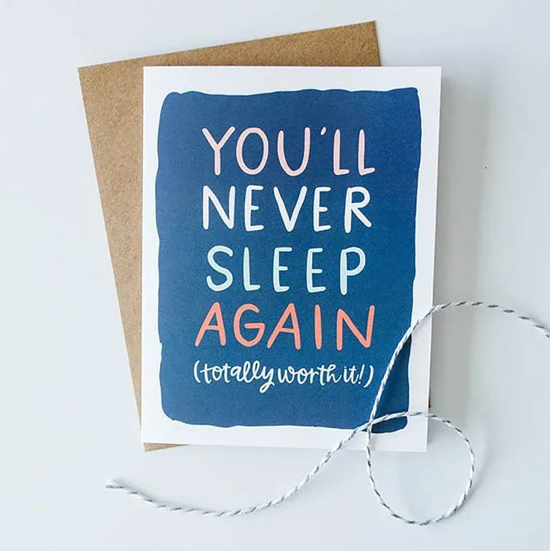 Never Sleep Again Greeting Card