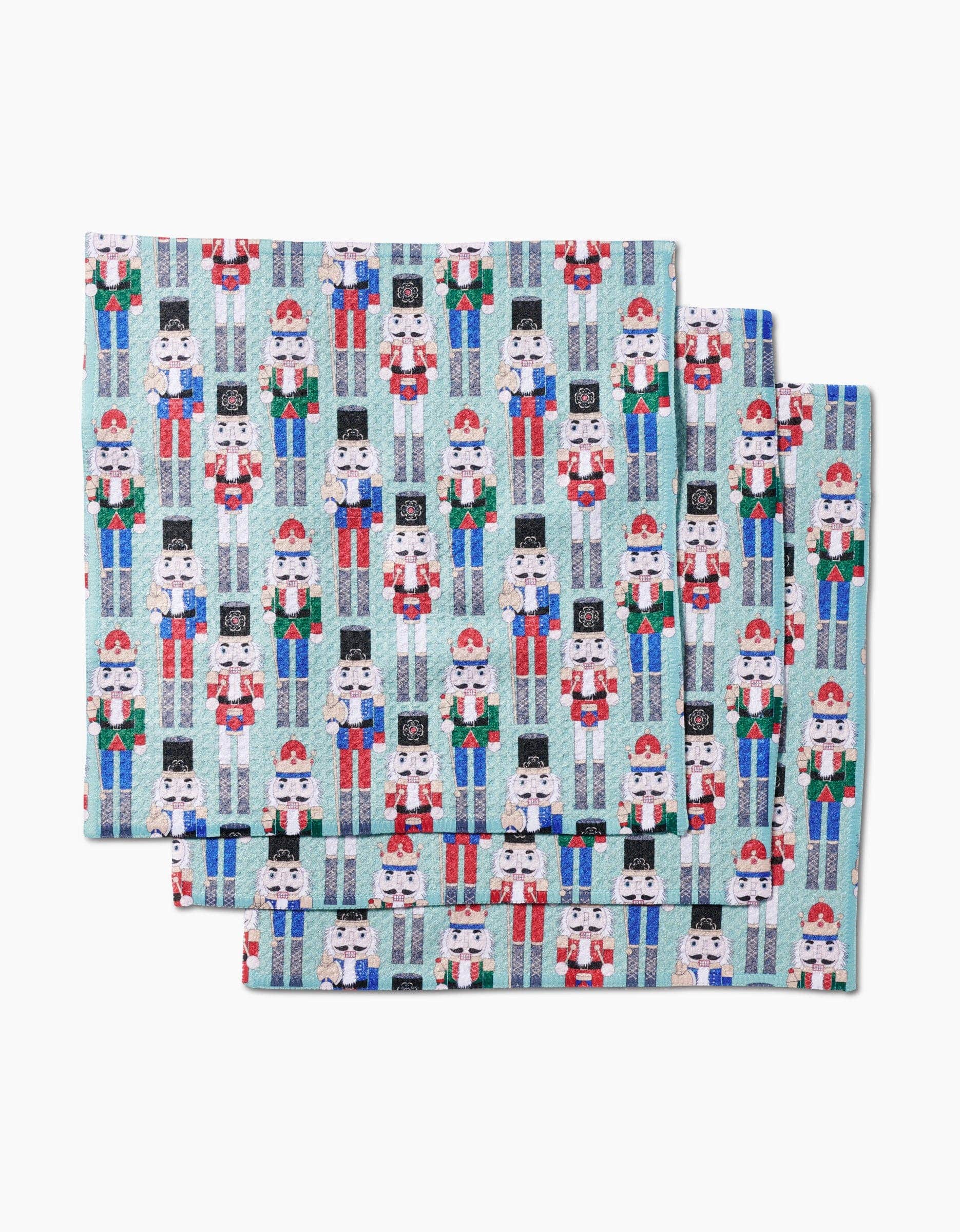 Geometry Nuts Cracking Dish Cloth Set