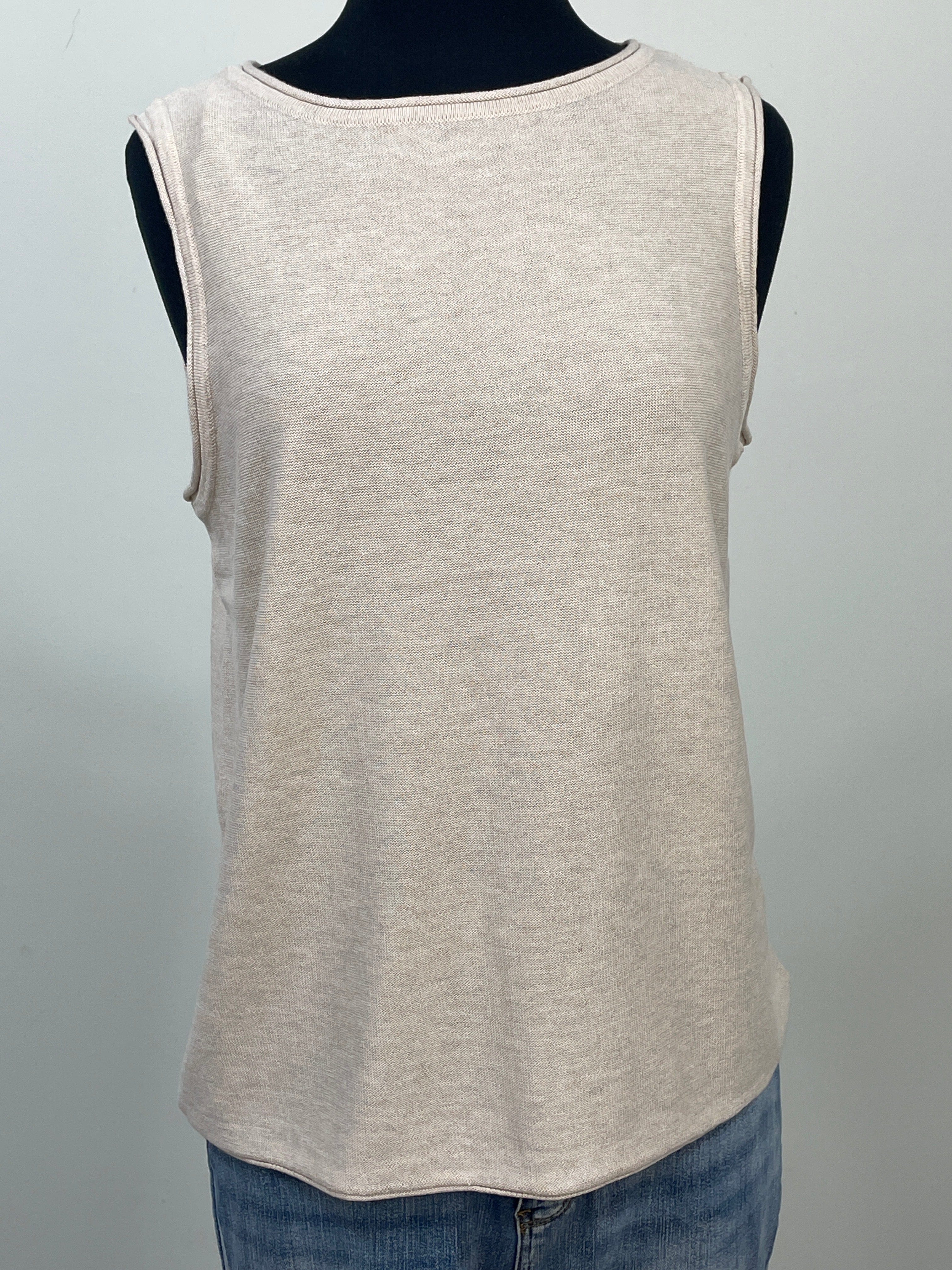 Oatmeal Sleeveless Sweater
