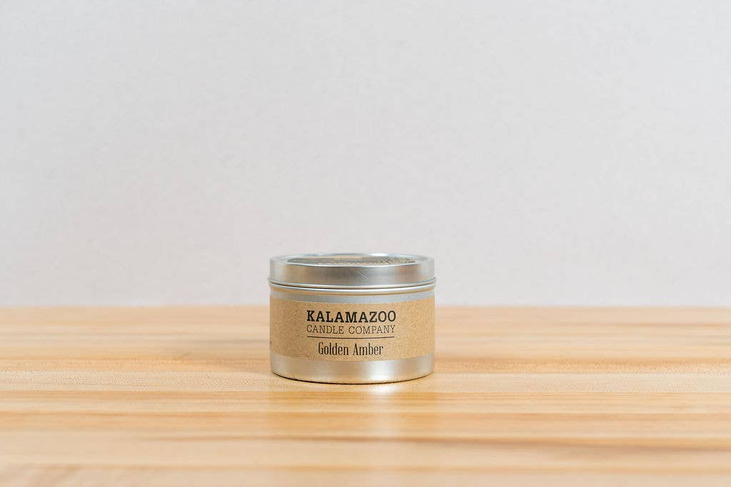 Golden Amber Candle 5oz Tin