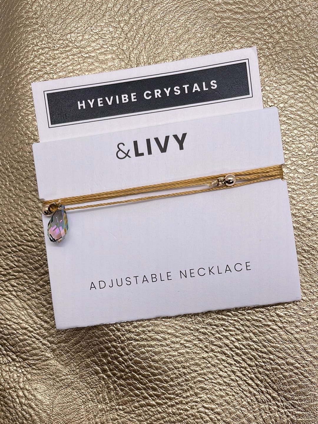 Hyevibe Crystal Slider - Paradise on Gold