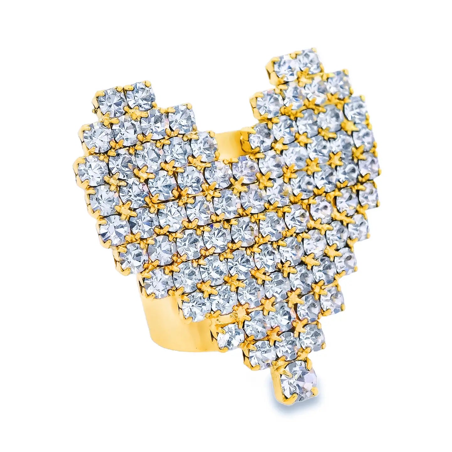 Candy Heart Ring: Clear