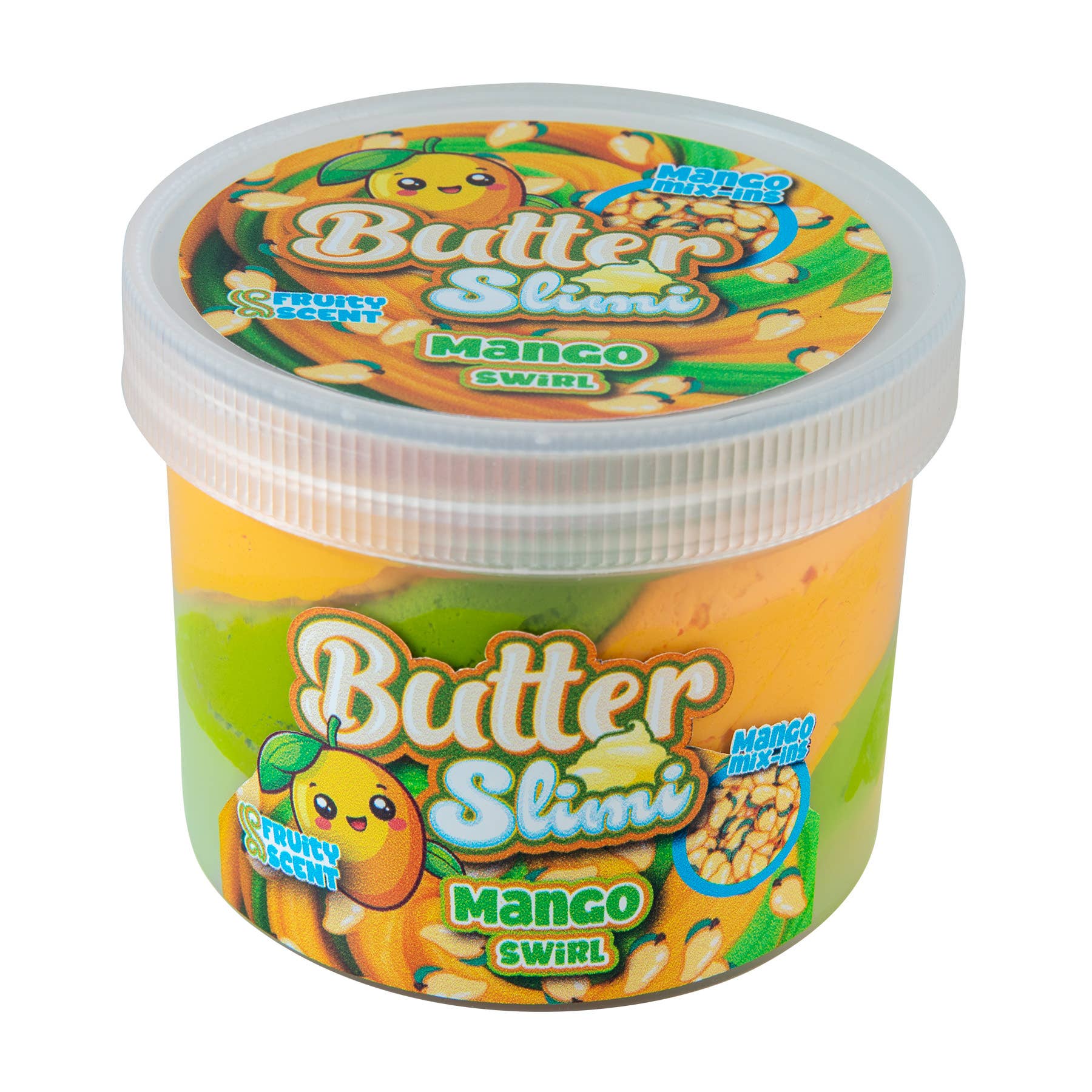 Butter Slimi Mango Swirl Slime