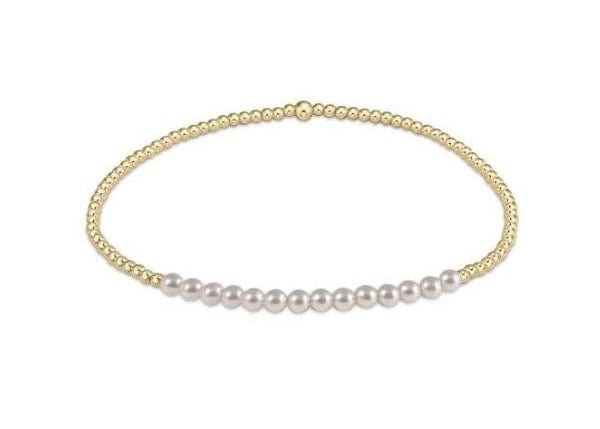 Gold Bliss Pearl 3mm Bracelet