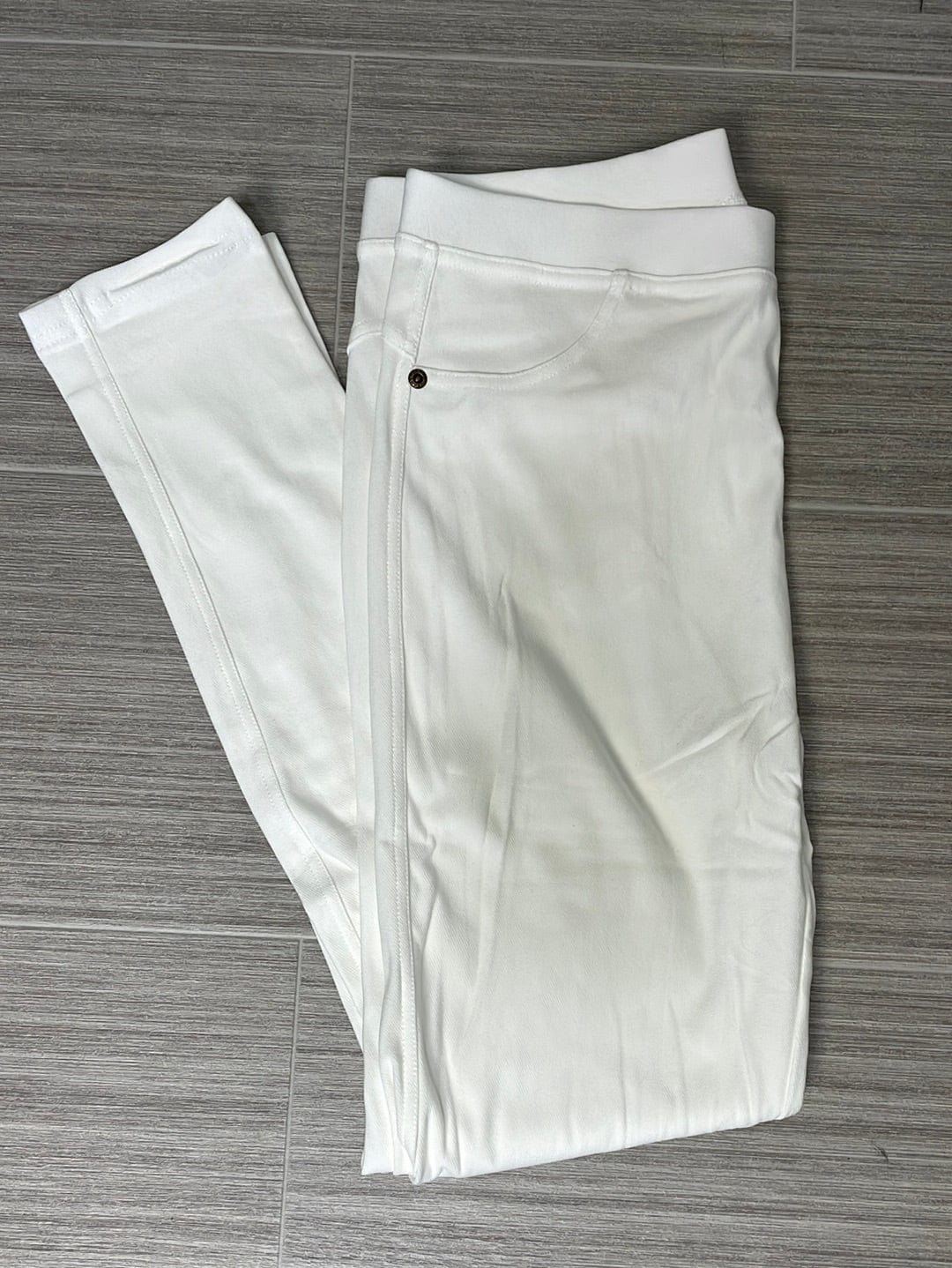 *Limited Edition* White Denim Legging Extended