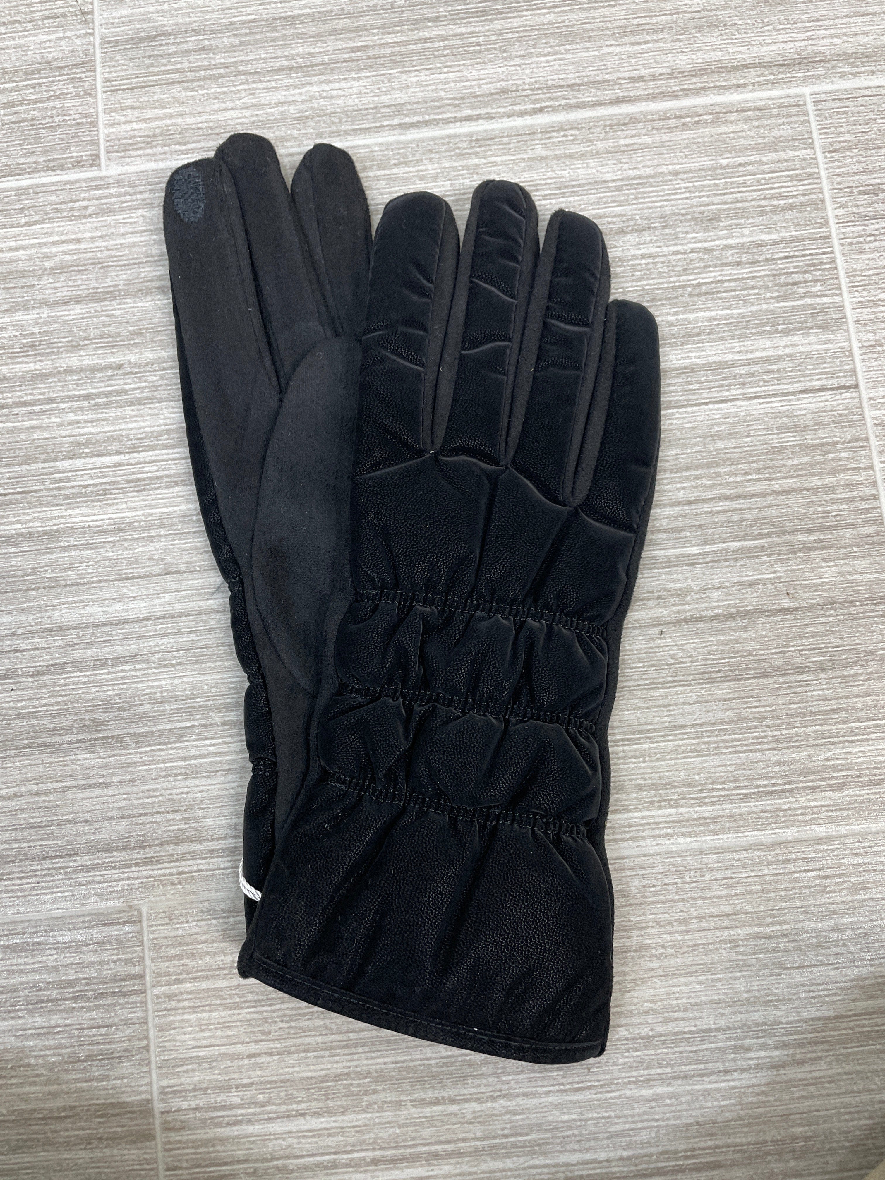 Black Matte Puffer Glove