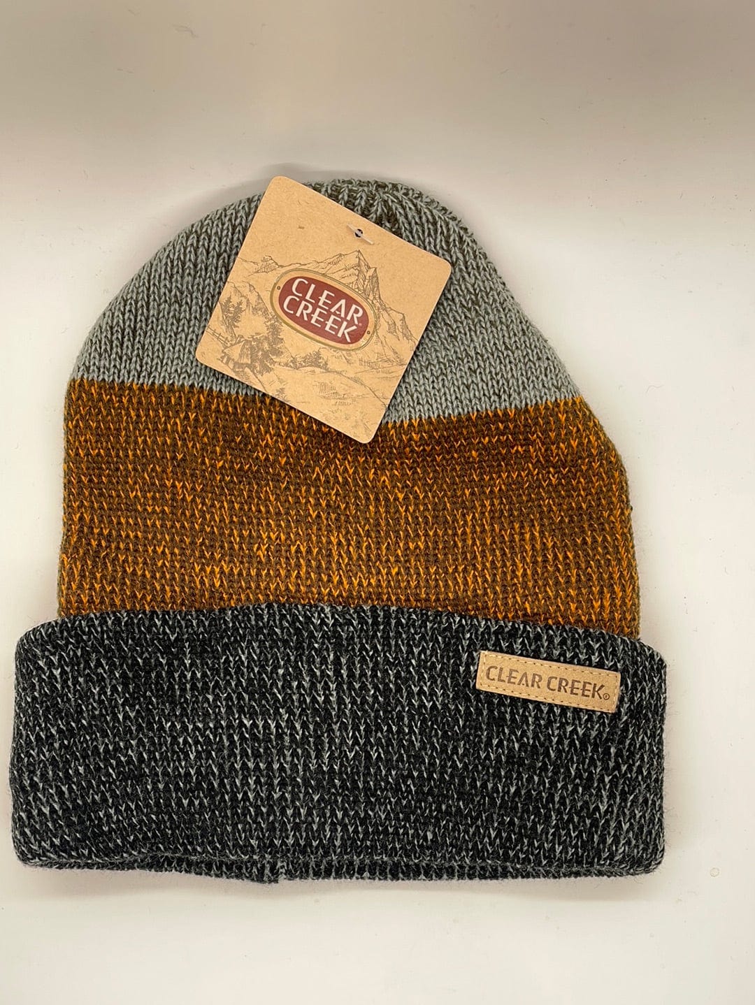 CC Olive Marled Tri-Color Cuffed Hat