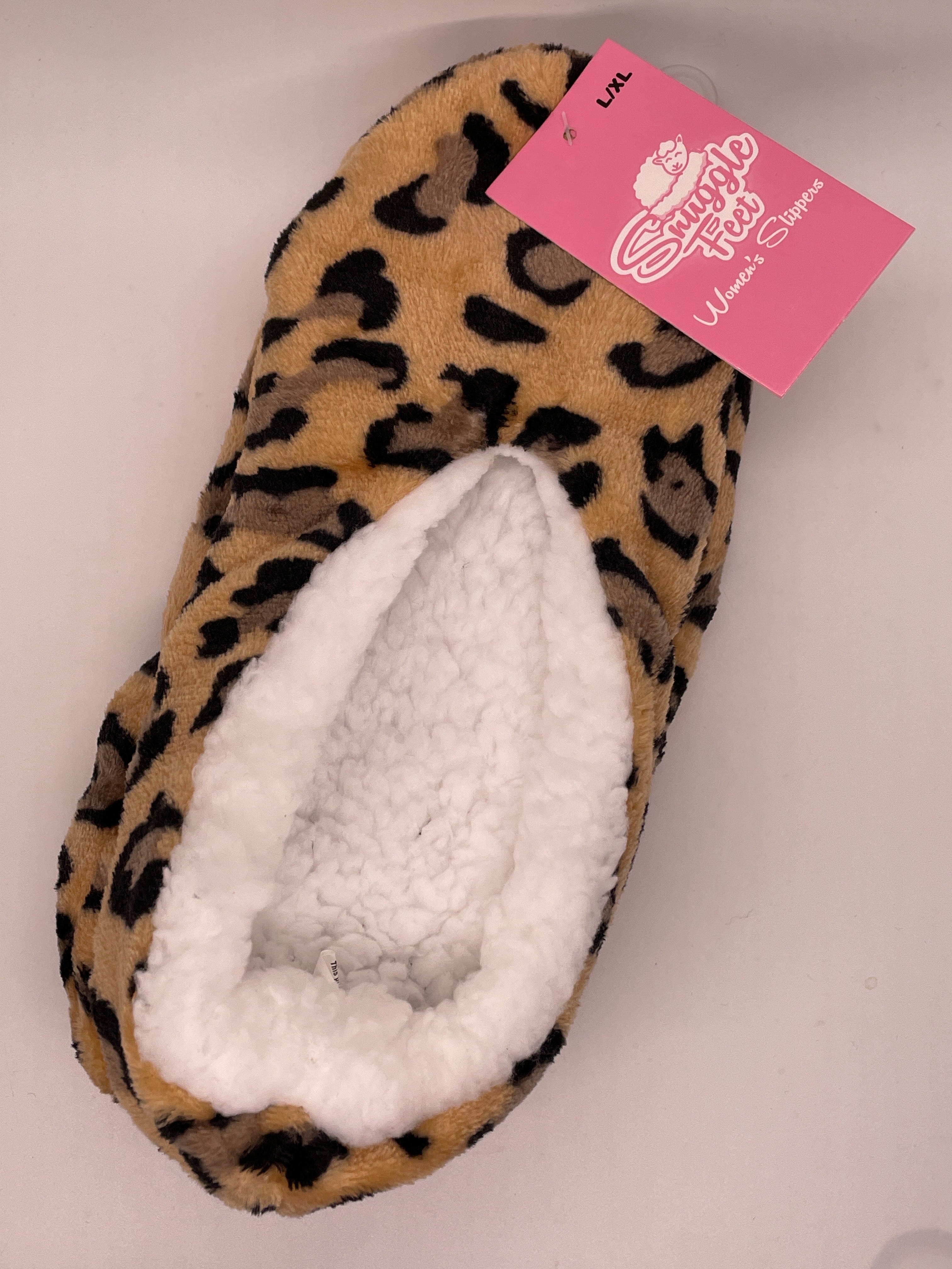 Women's Golden Animal Print Slippers