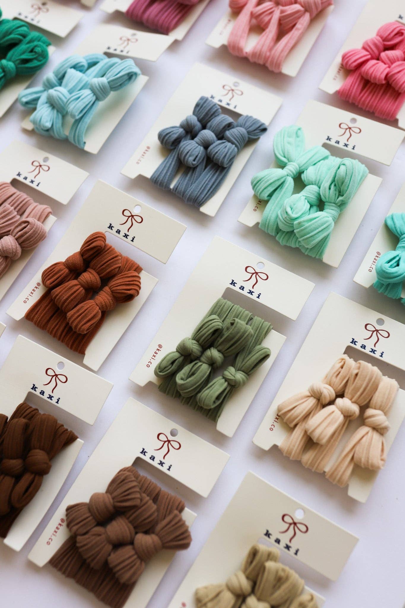 BOW SLICK BACK HAIR TIES: ROYAL BLUE