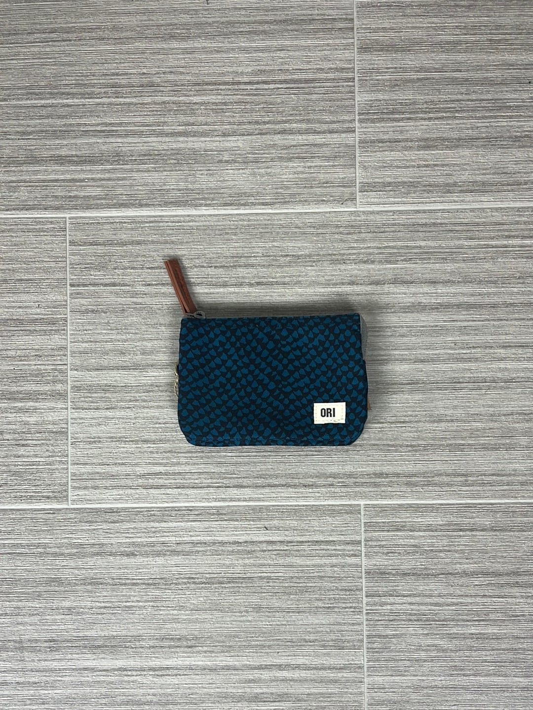 Carnaby Deep Teal Snake Small Recycled Canvas Small