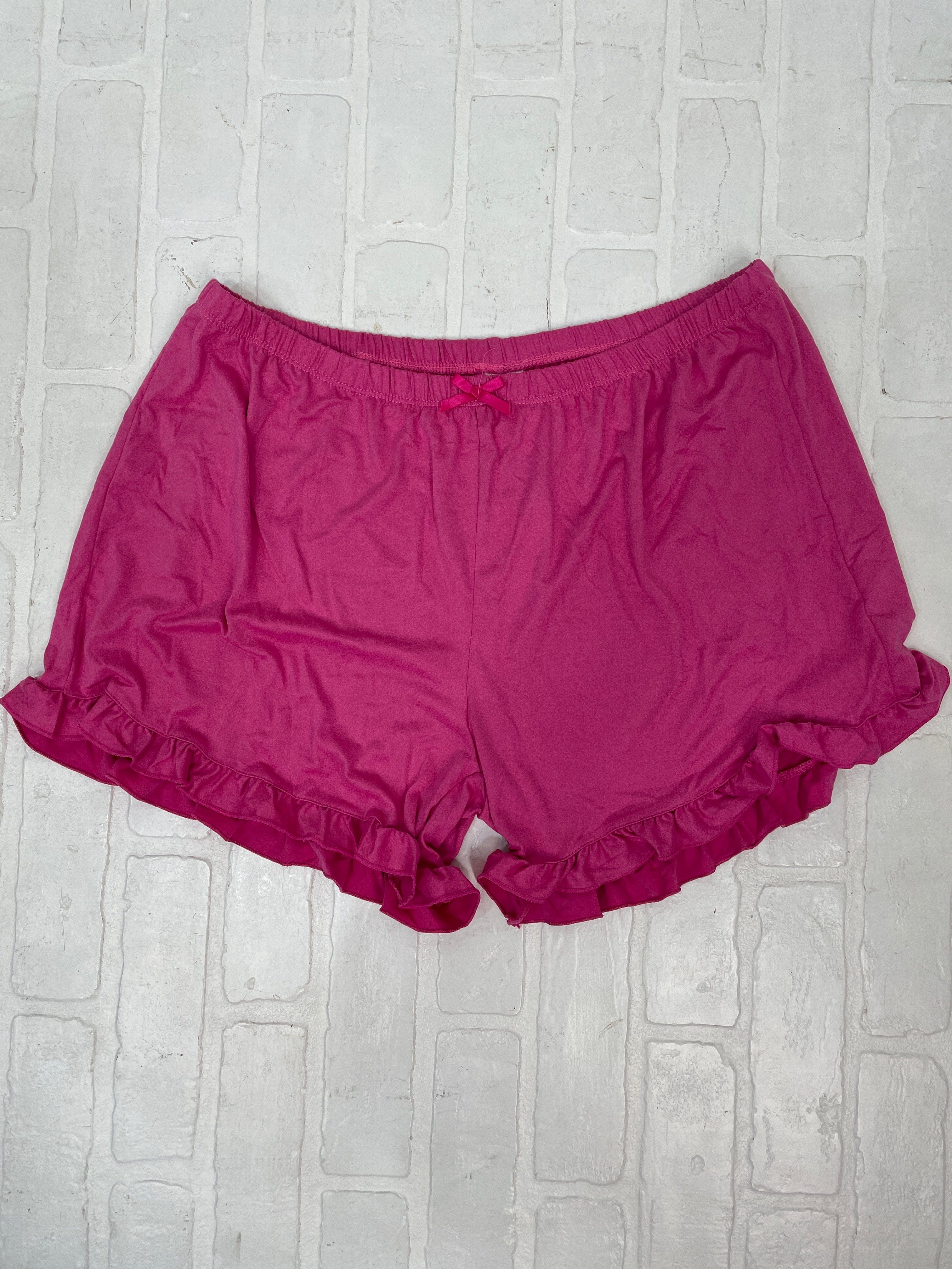 Dark Pink Lounge Shorts