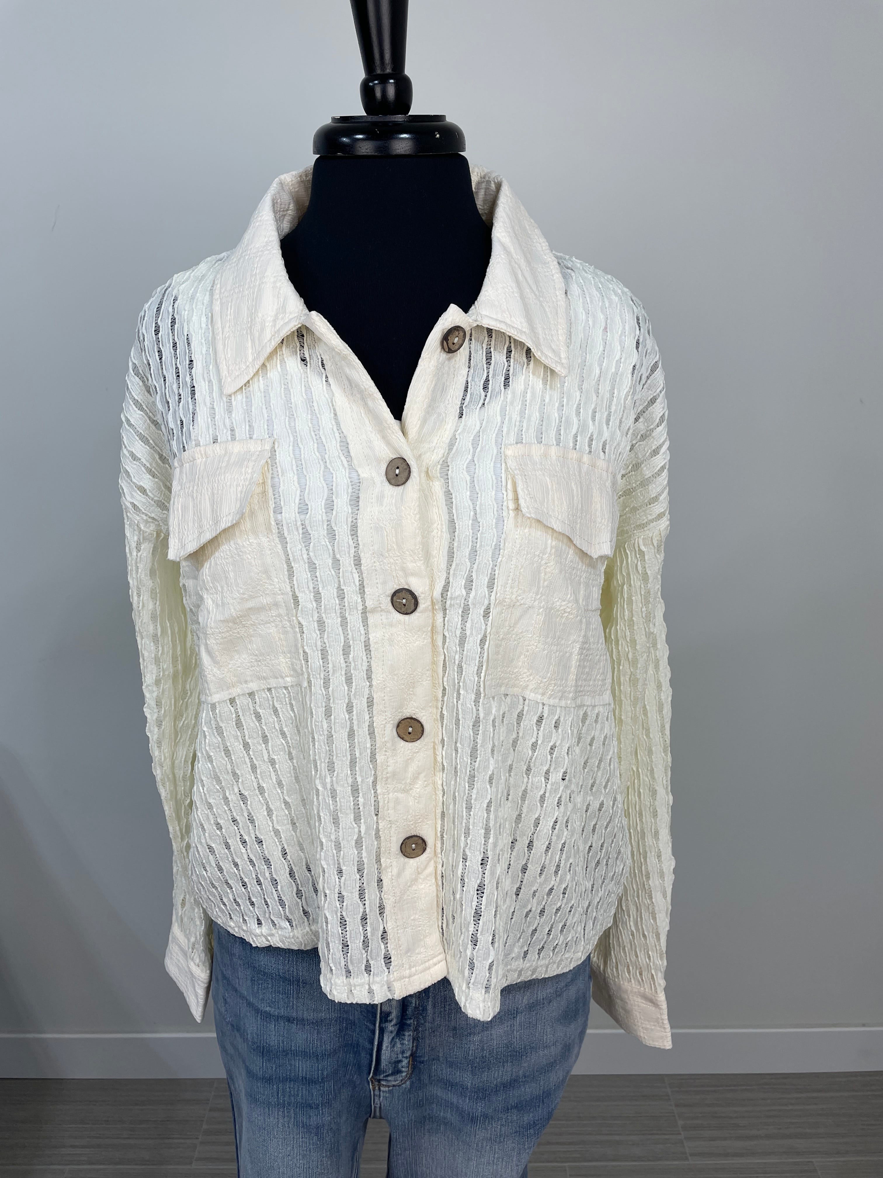 Ecru Short Jacket