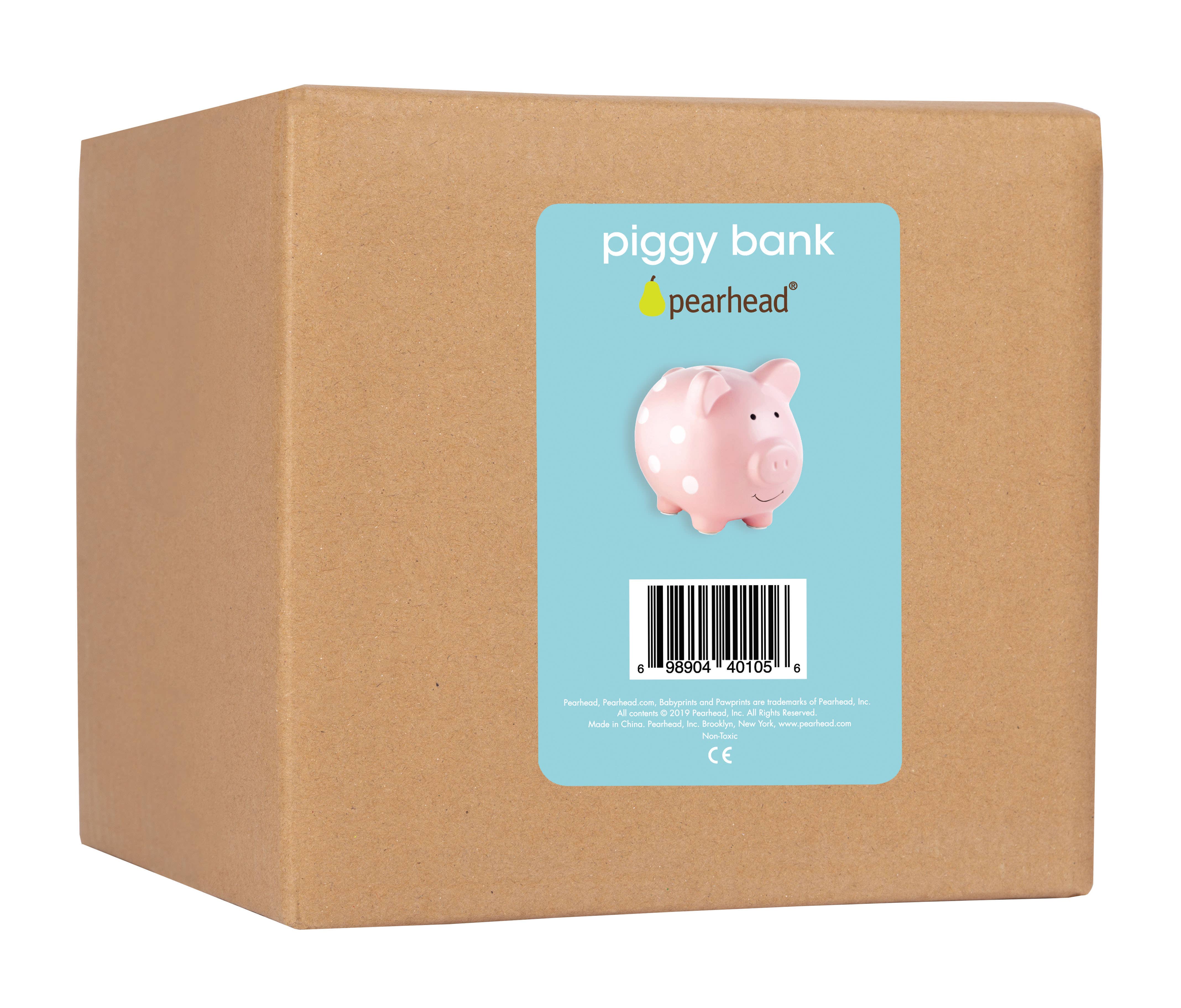 Polka Dot Piggy Bank: Pink