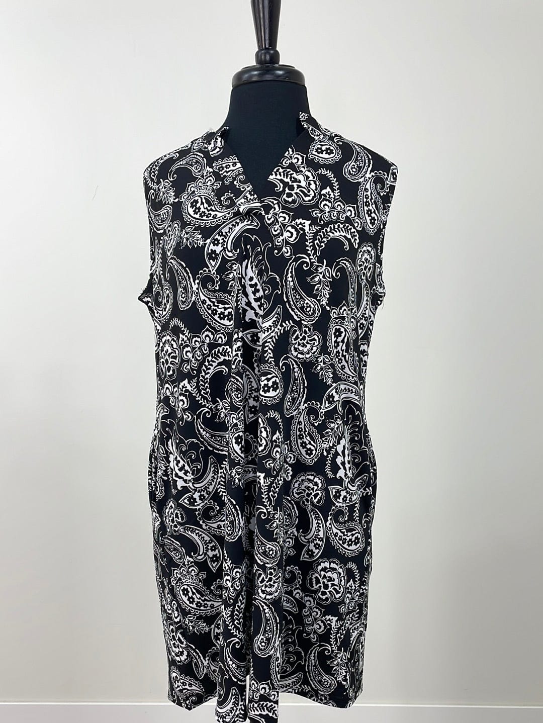 Black & White Paisely Dress