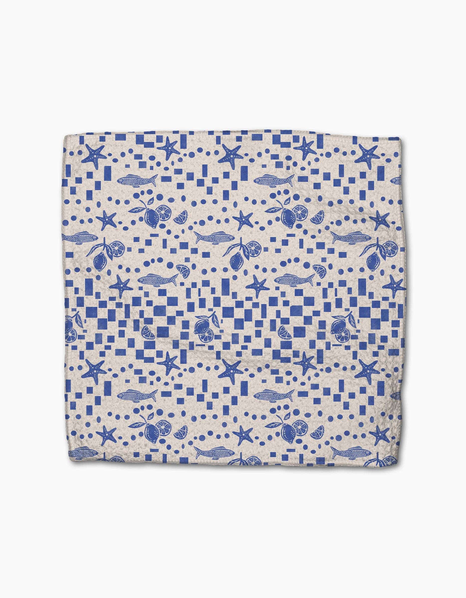 Santorini Tile Dishcloth Set