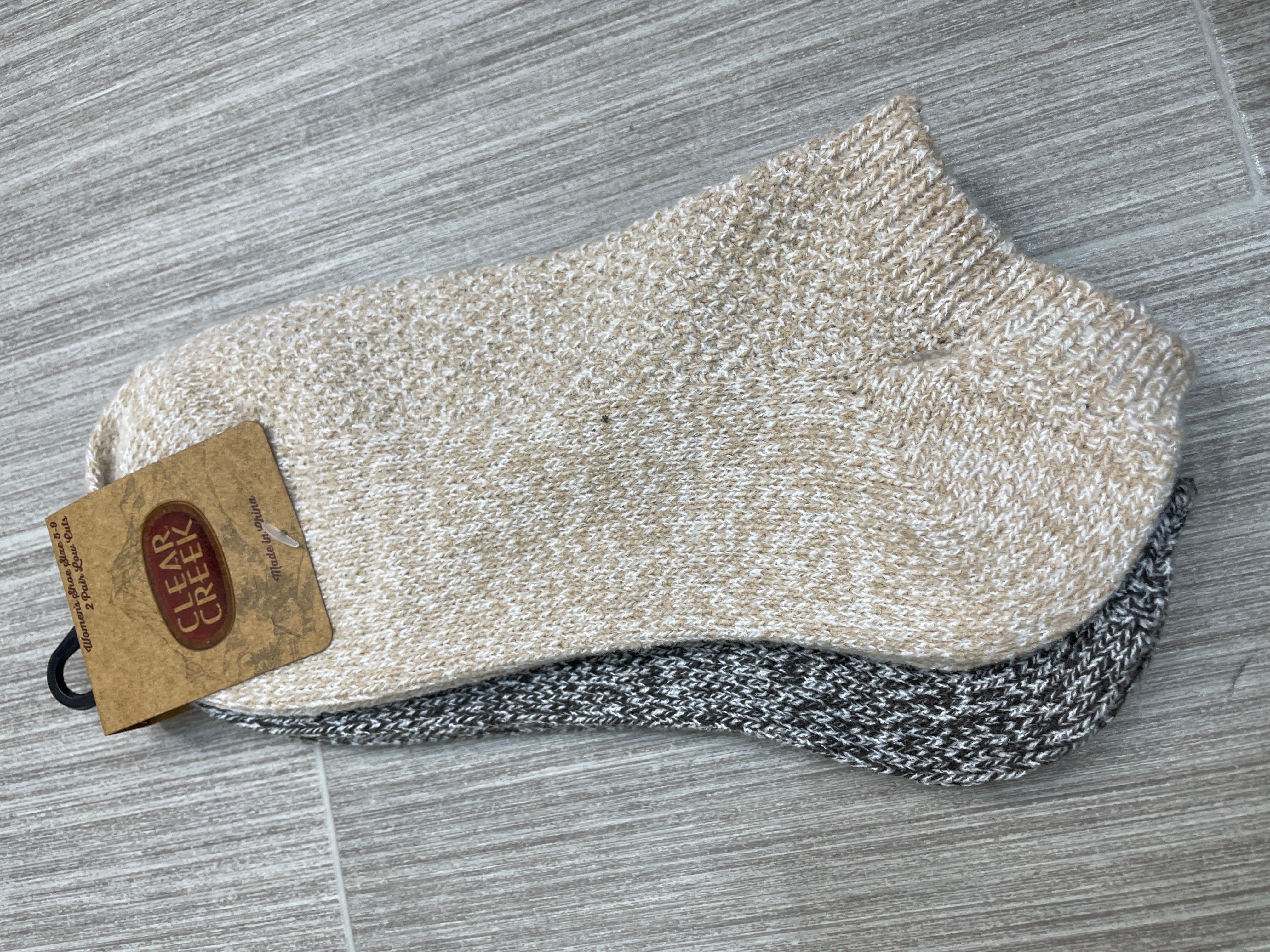 CC Tan & Brown Women's 2pk Marled Socks