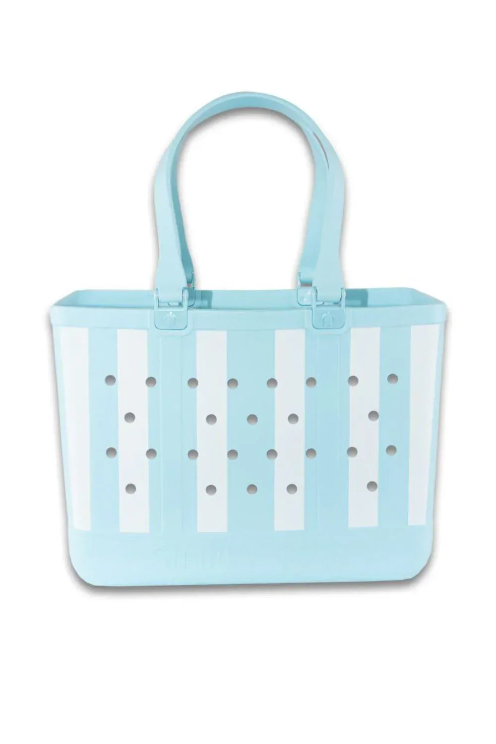Stripe Sky Simply Southern Large Waterproof Tote