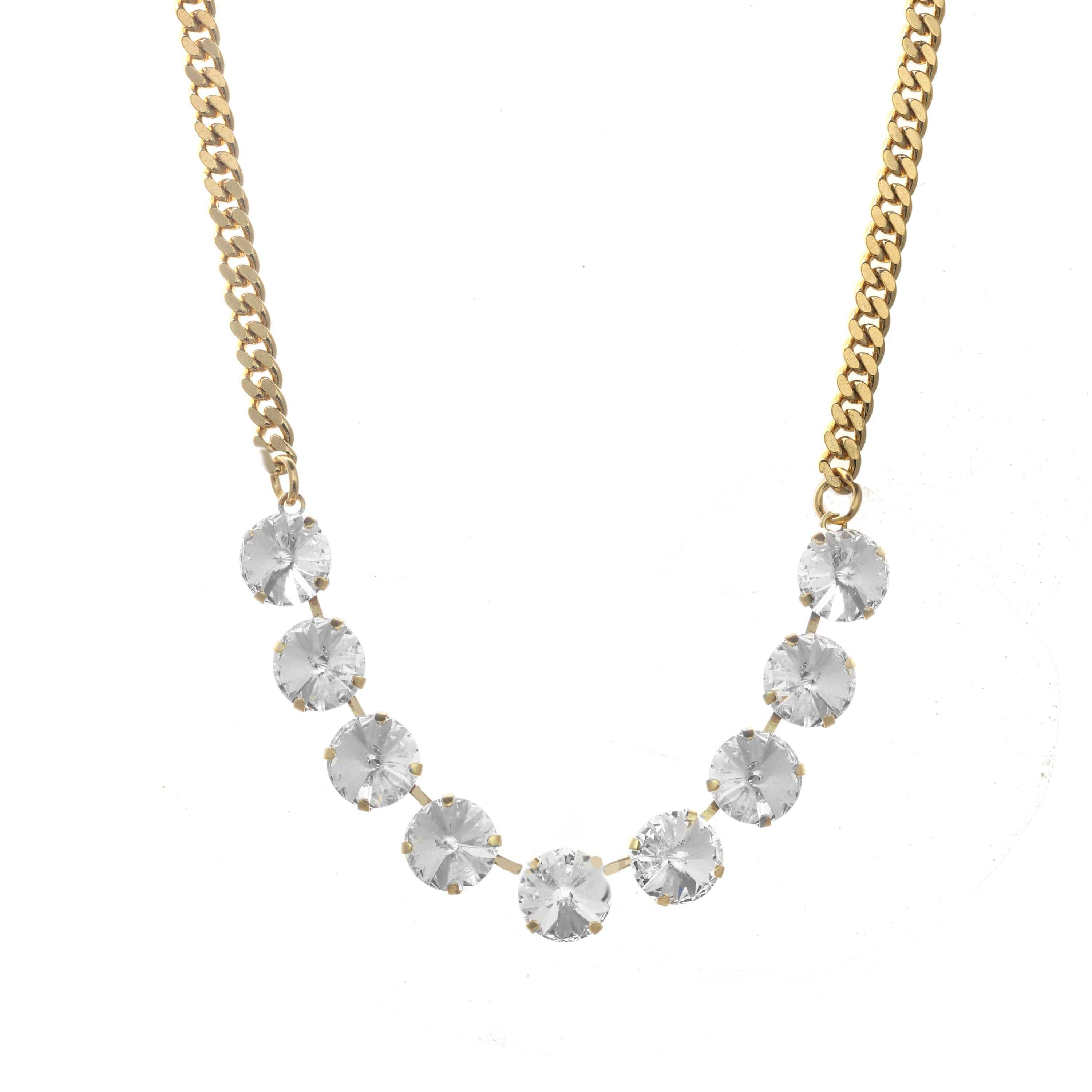 Mini Sofia Necklace: Clear