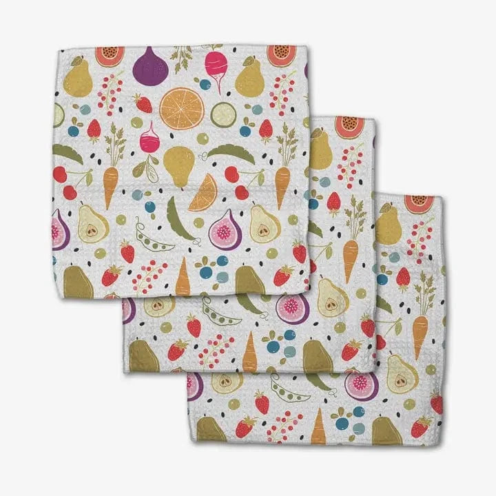 Geometry Farmer's Market Dishcloth Set